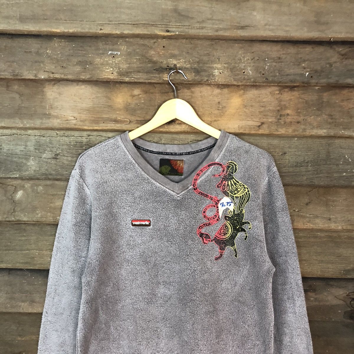 Vintage Mash Mania art faded Grey Sweatshirt #5675 Size US M / EU 48-50 / 2 - 9 Thumbnail