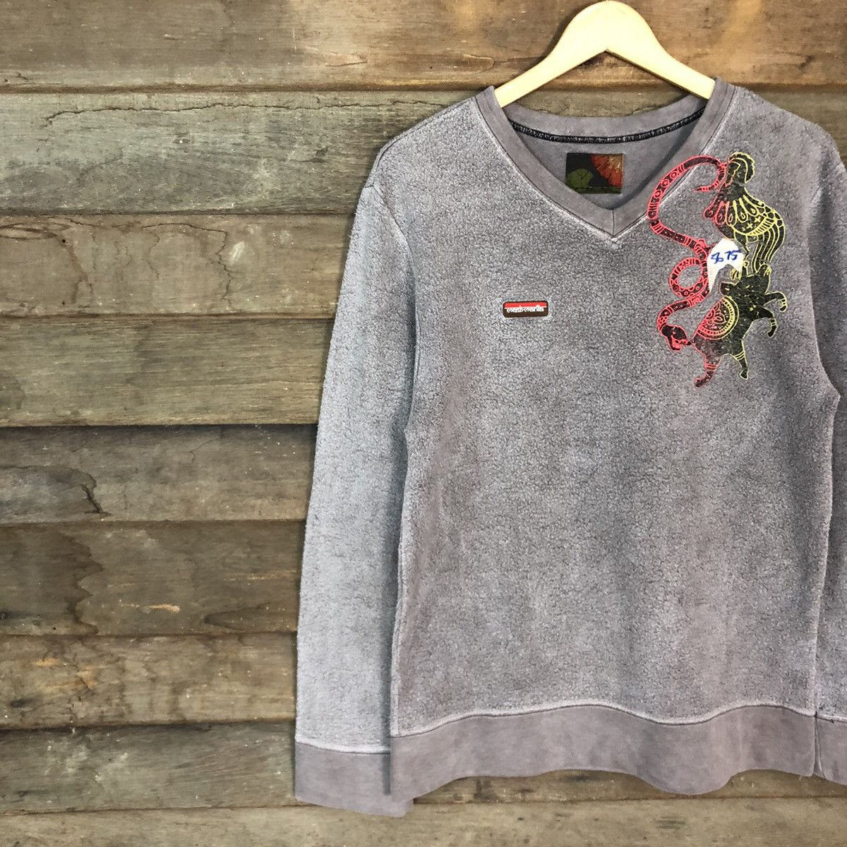 Vintage Mash Mania art faded Grey Sweatshirt #5675 Size US M / EU 48-50 / 2 - 7 Thumbnail
