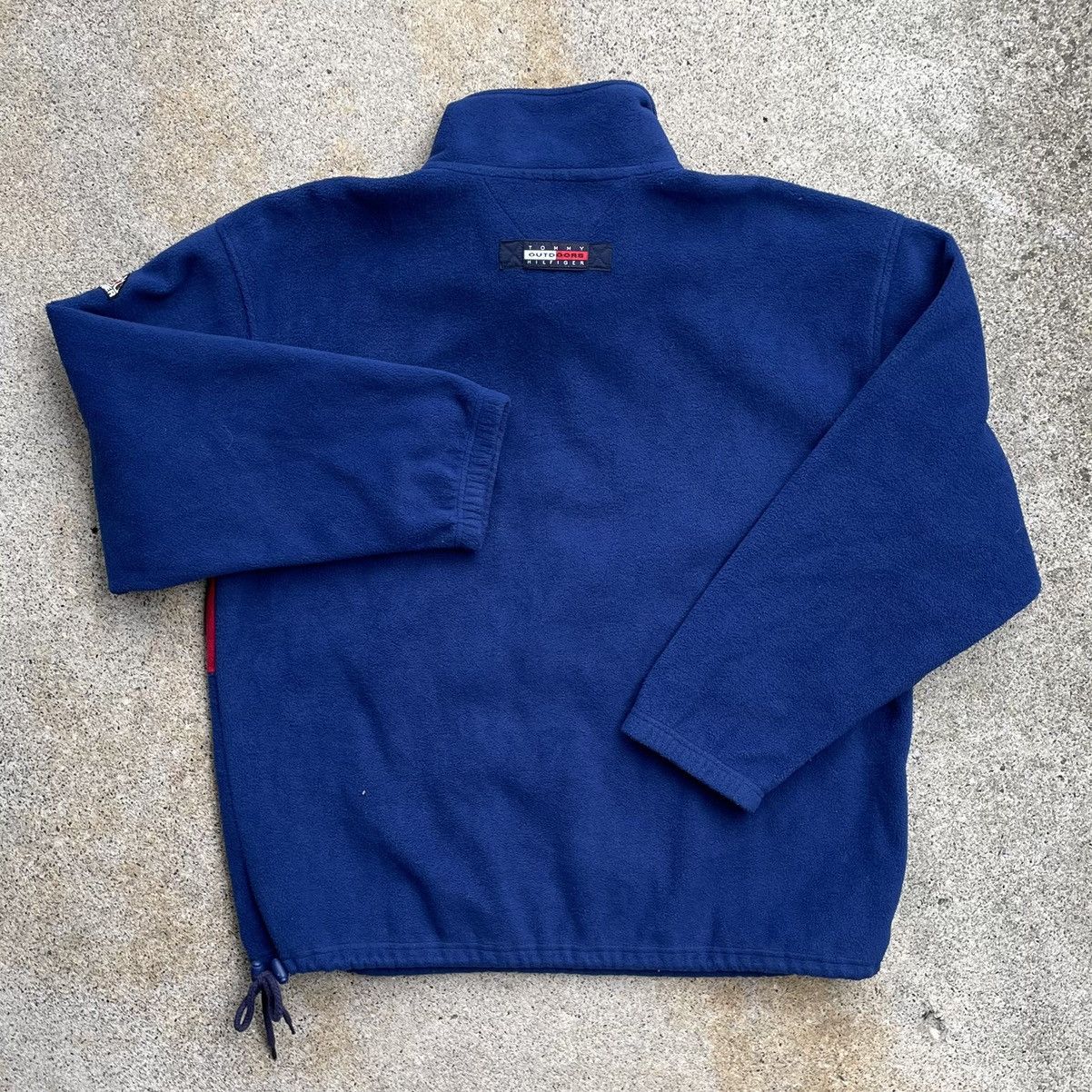 Other RARE 90s Tommy Hilfiger Big Flag Logo Fleece Sweatshirt Size US XL / EU 56 / 4 - 3 Thumbnail