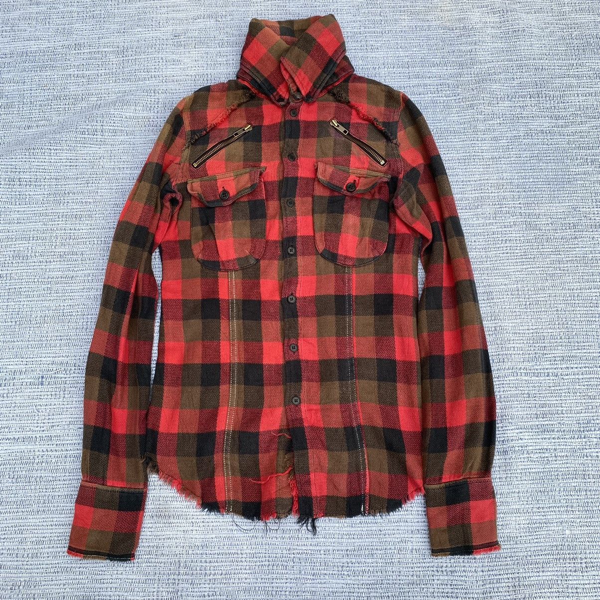 Le Grande Bleu (L.G.B.) checked flannel Size XS / US 0-2 / IT 36-38 - 1 Thumbnail