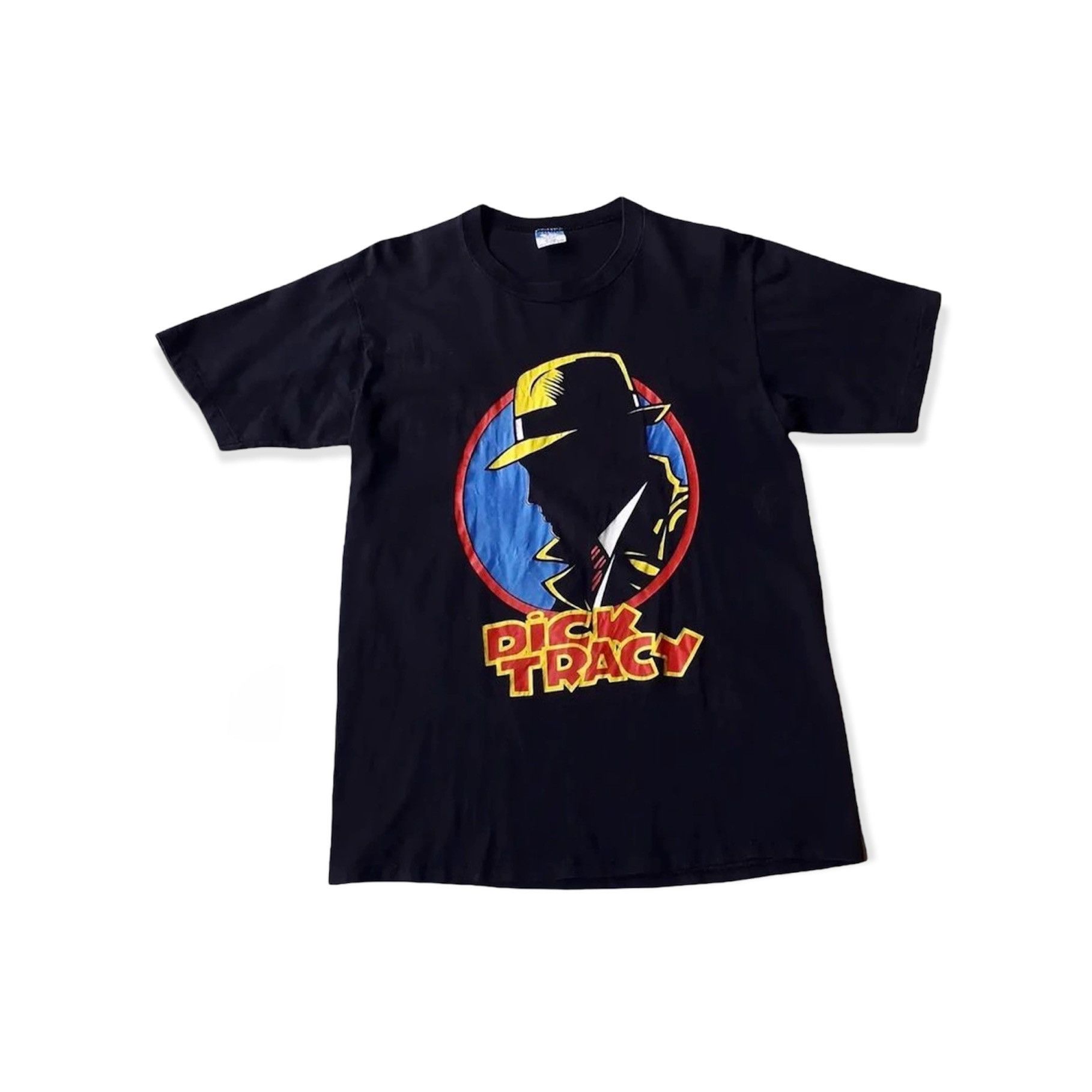 image of Disney x Movie Vintage 90's Dick Tracy Movie Promo Tshirt in Black, Men's (Size XL)