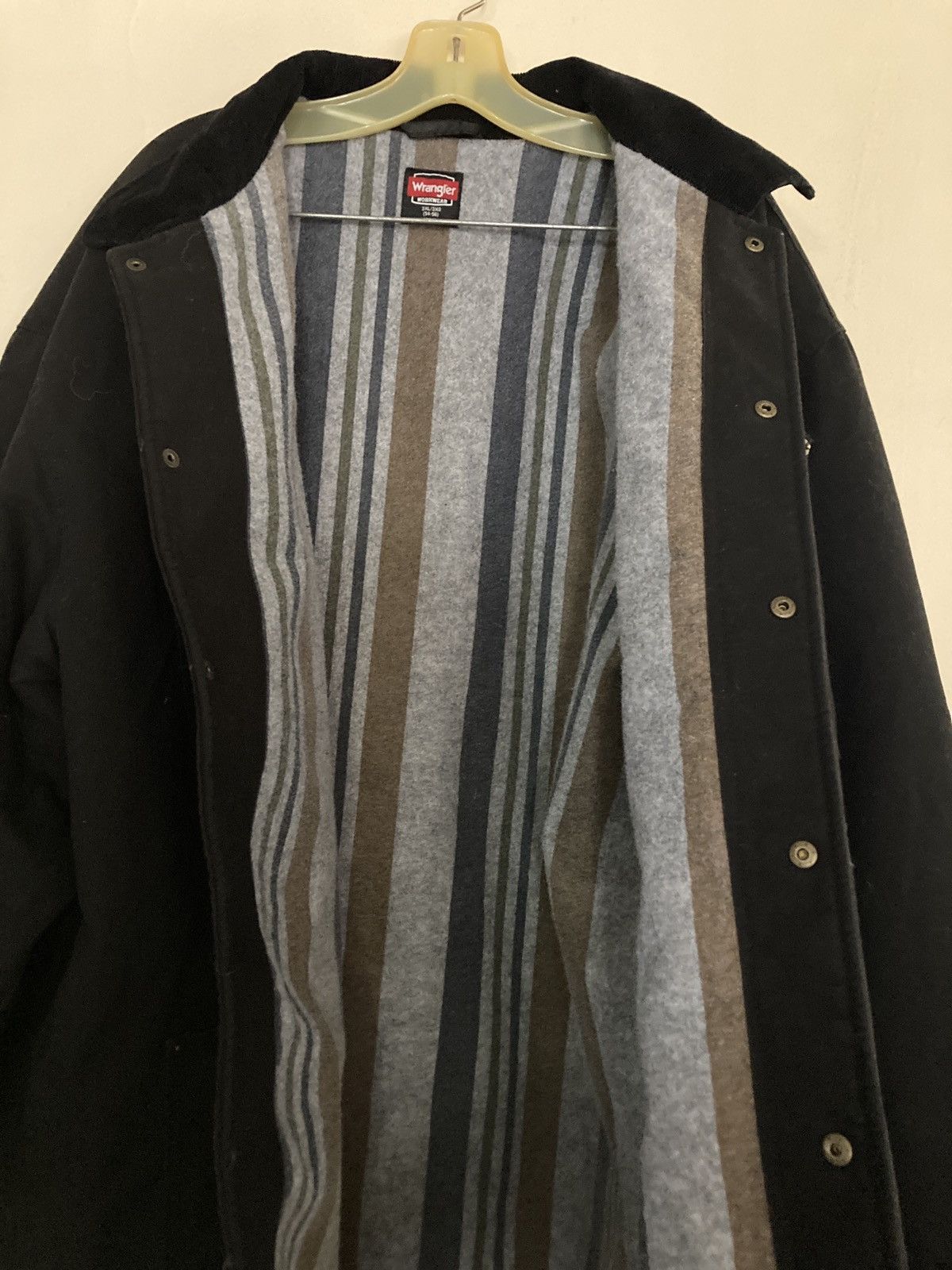 Vintage × Wrangler XXXL 3XL vintage wrangler workwear 🔥 denim cargo work jacket Size US XXL / EU 58 / 5 - 6 Thumbnail