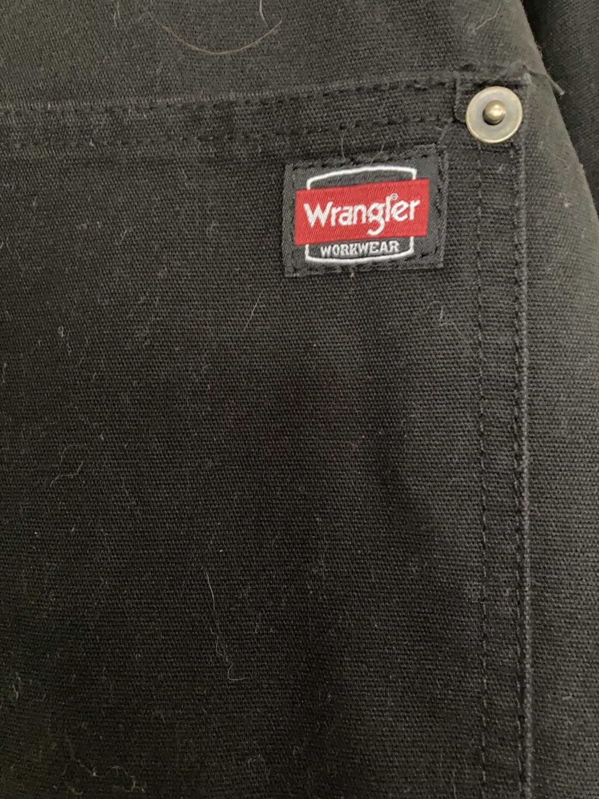 Vintage × Wrangler XXXL 3XL vintage wrangler workwear 🔥 denim cargo work jacket Size US XXL / EU 58 / 5 - 3 Thumbnail