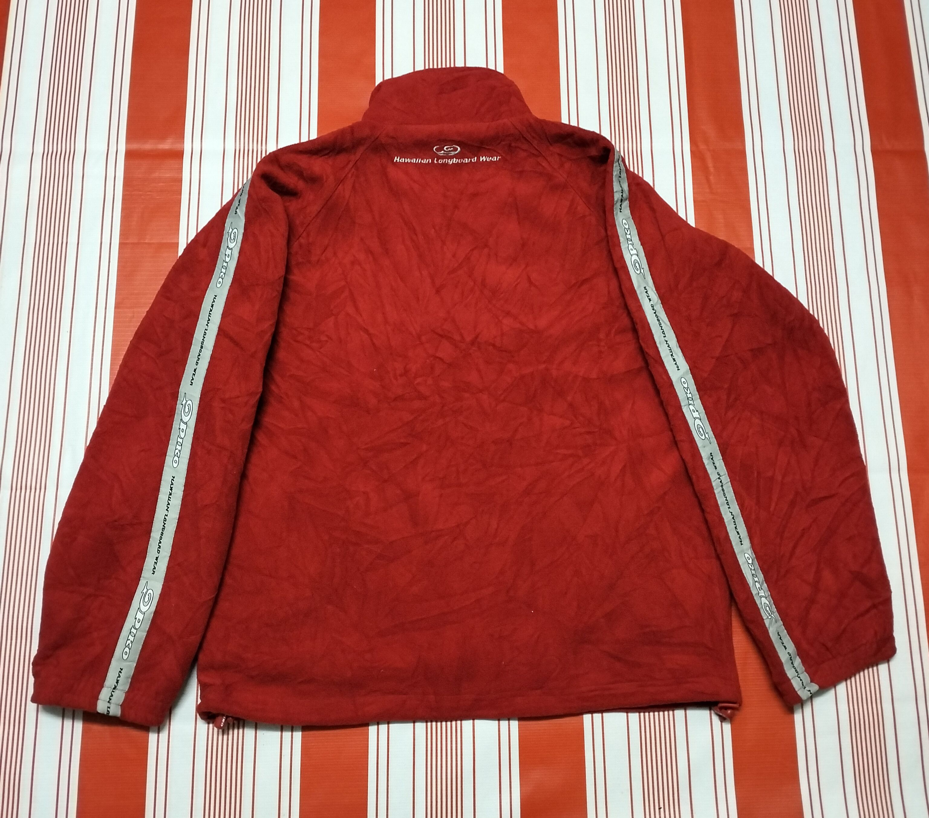 Japanese Brand × Vintage Piko Design Surfing Fleece Zipper Jacket Size US M / EU 48-50 / 2 - 2 Thumbnail