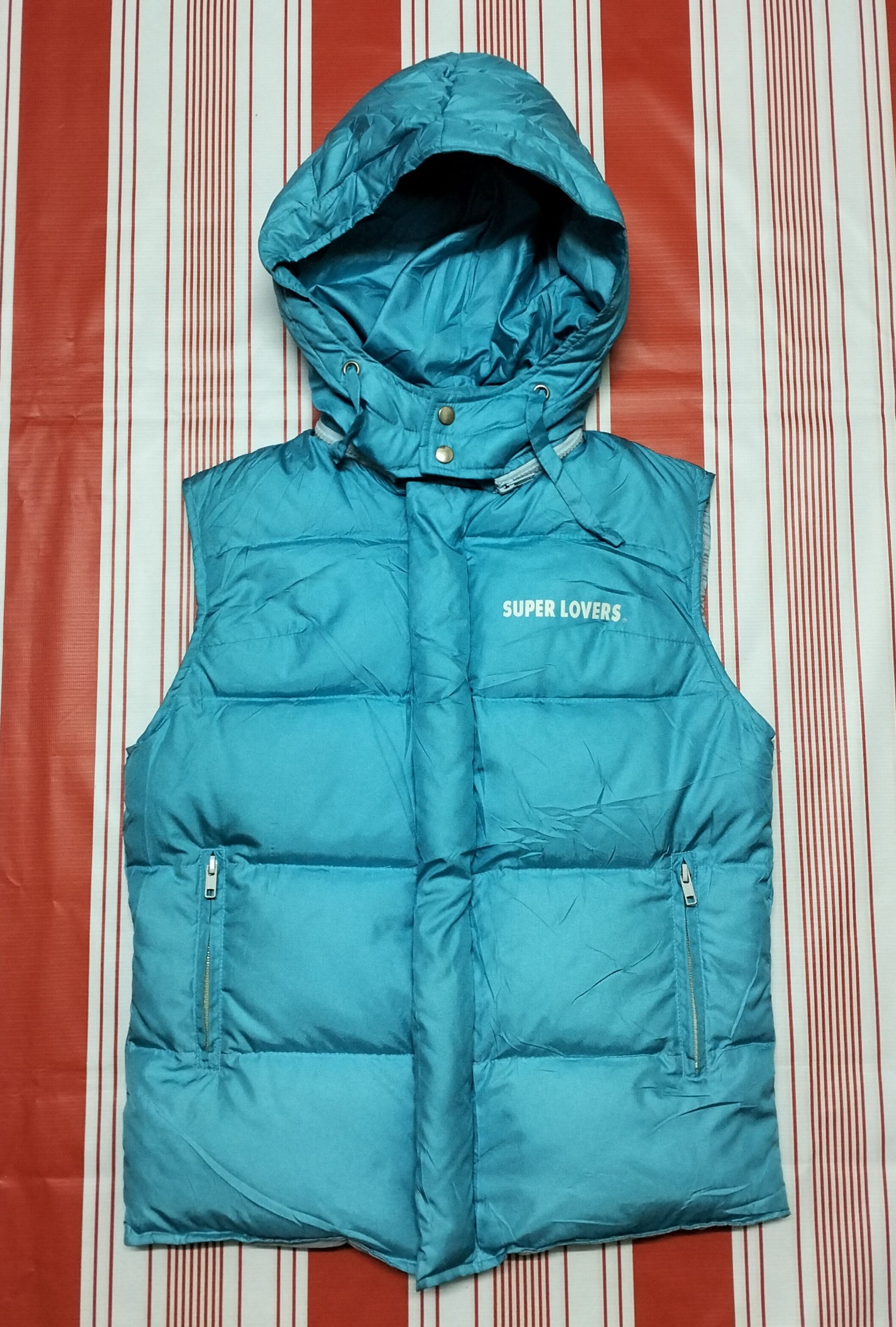Japanese Brand × Vintage Super Lovers Vest Puffer Size S / US 4 / IT 40 - 1 Thumbnail