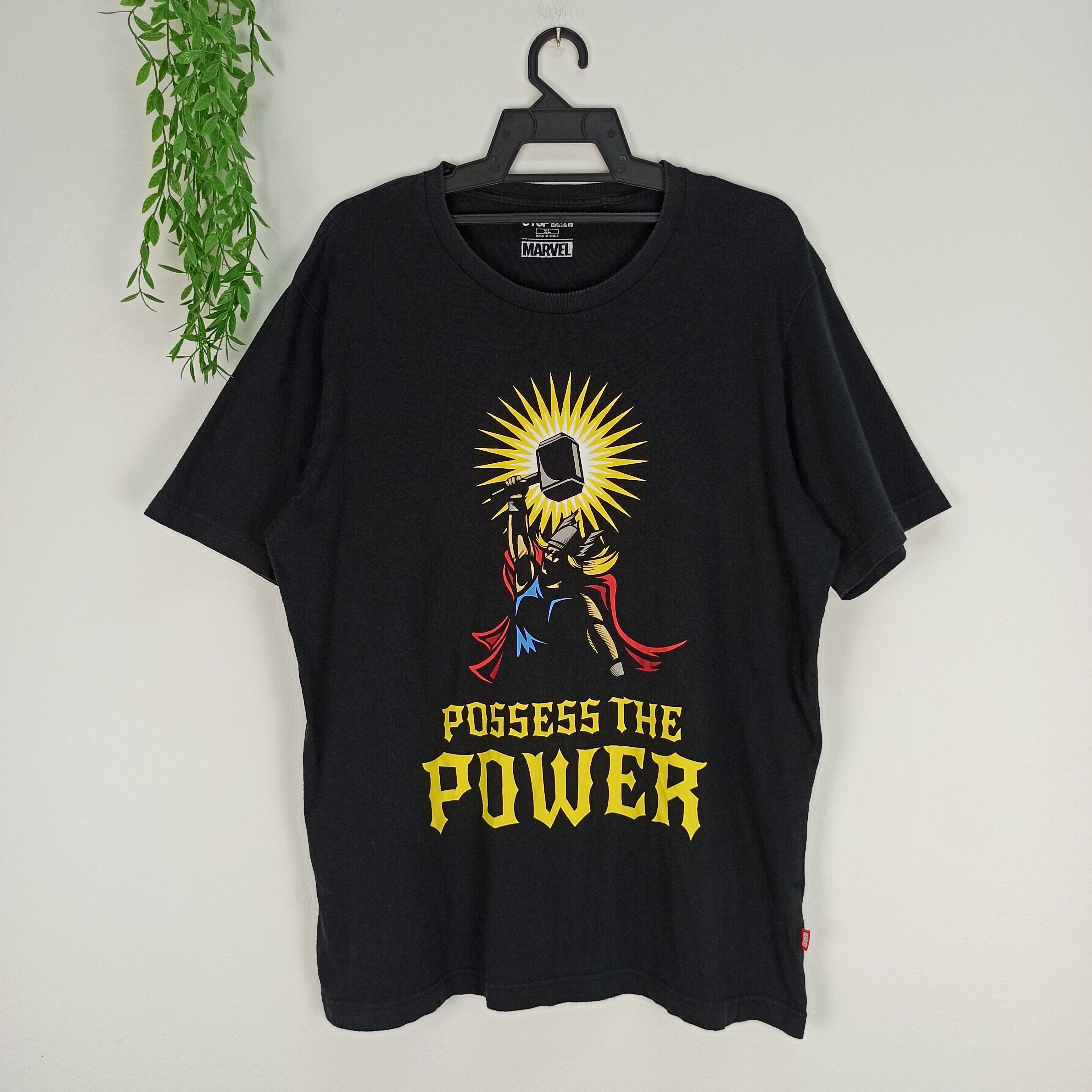 Marvel Comics Marvel Thor "POSSESS THE POWER" By Uniqlo Size US XL / EU 56 / 4 - 1 Thumbnail