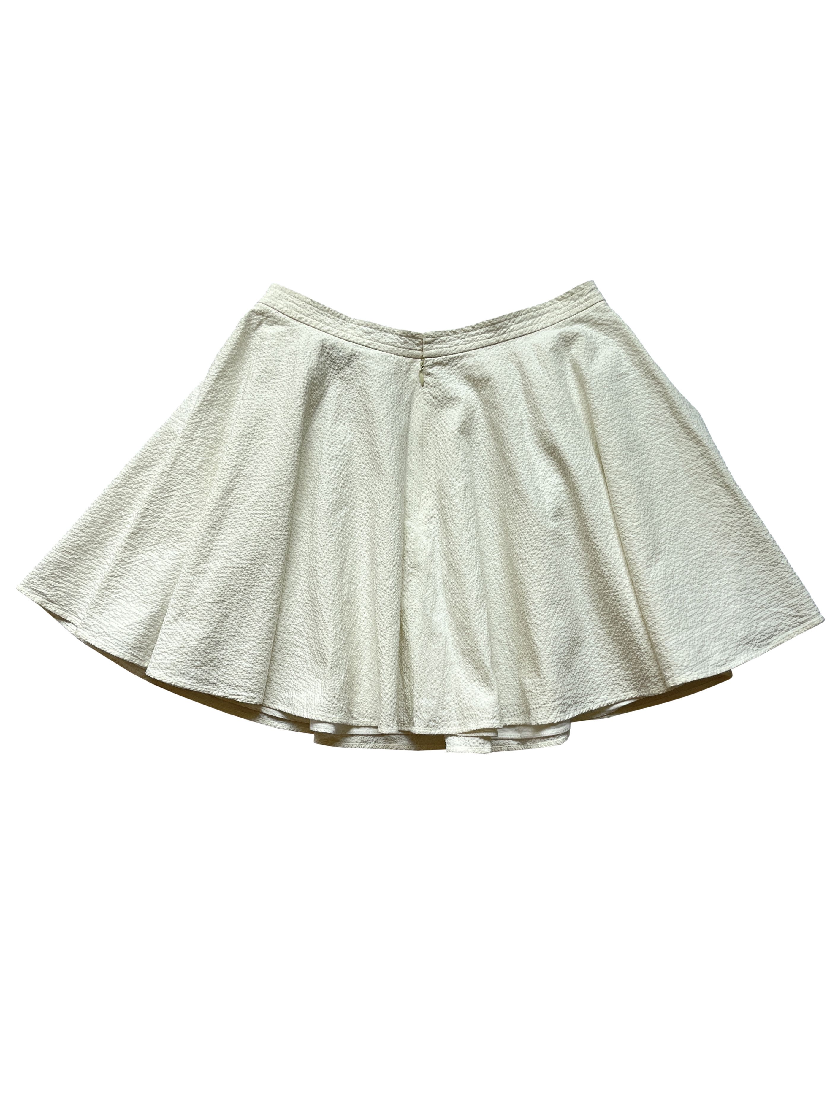 Hussein Chalayan ⚡️QUICK SALE⚡️ Hussein Chalayan Cream Textured Layer Skirt Size 28" / US 6 / IT 42 - 2 Thumbnail