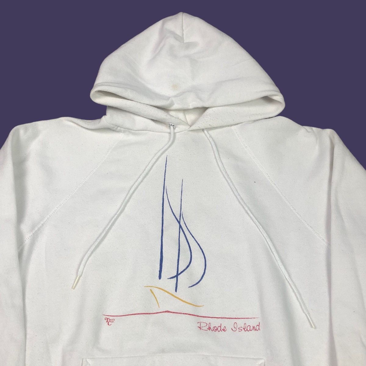 Hanes × Vintage Vintage 80s Hanes Rhode Island Sailboat Sweatshirt Adult L Size US L / EU 52-54 / 3 - 2 Thumbnail