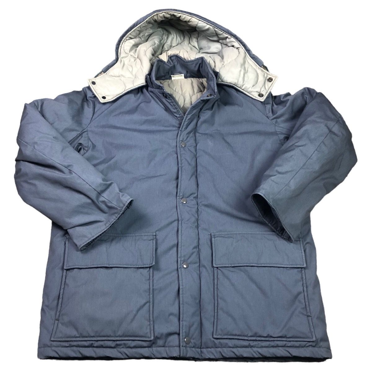 Vintage Vintage 90s Government Issued Gray Insulated Coat Adult XL Size US XL / EU 56 / 4 - 1 Thumbnail