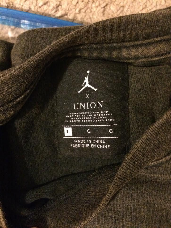 Jordan Brand Jordan x Union Flight Tee Size US L / EU 52-54 / 3 - 5 Thumbnail