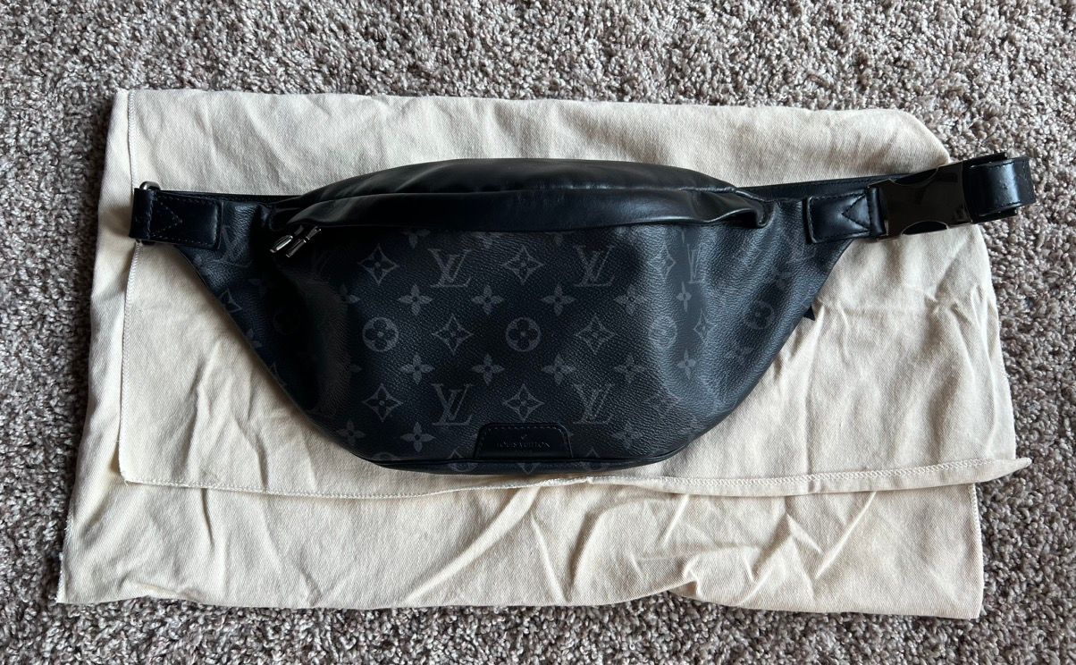 Pre-owned Louis Vuitton Black Discovery Bum Bag/fanny Pack