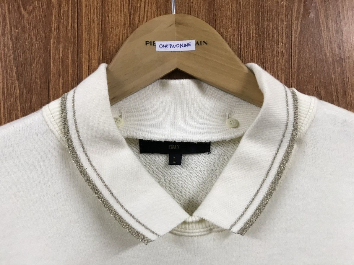 vintage 90s embroidery gianni valentino detachable neck
