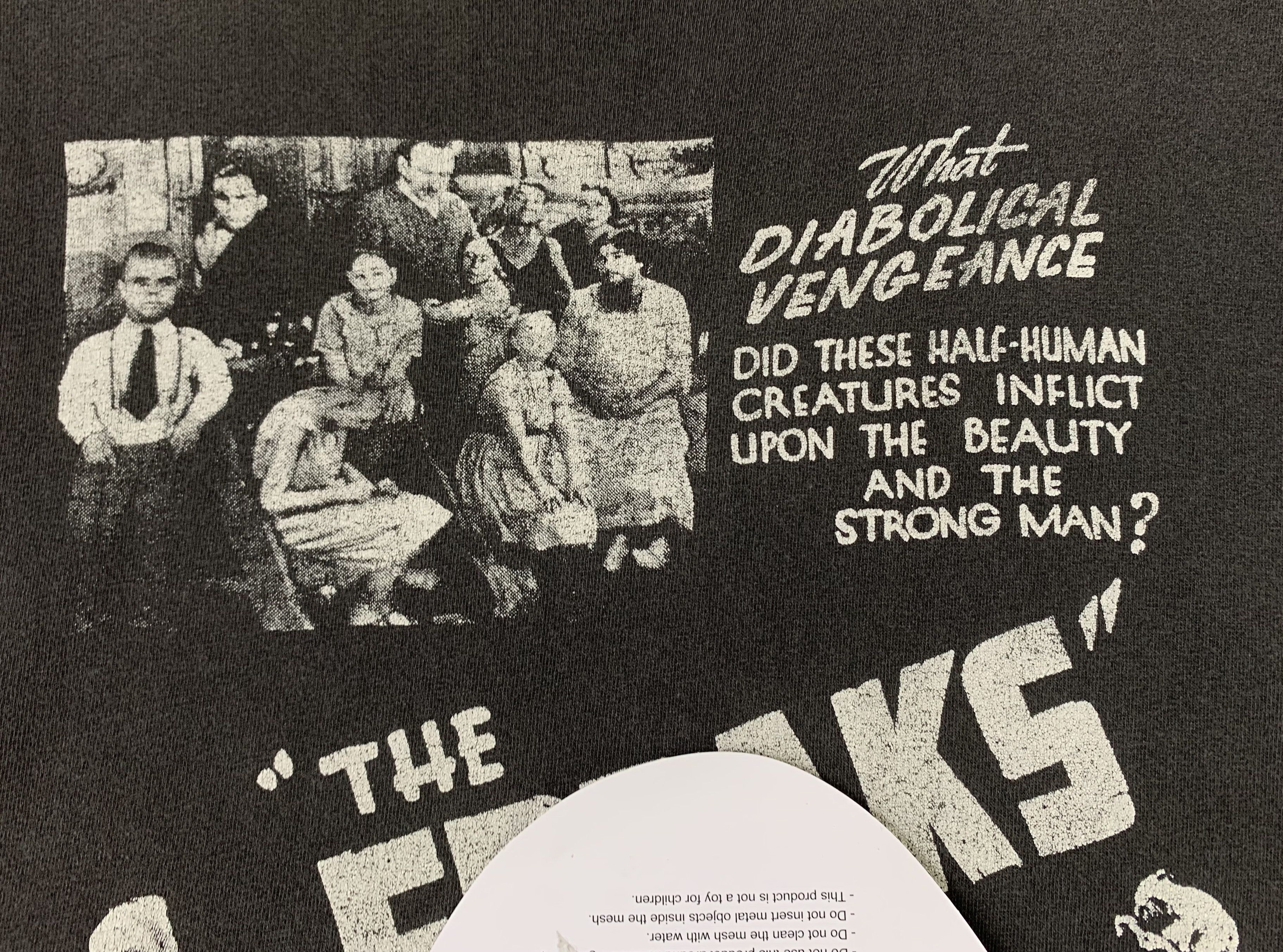 Vintage FREAKS 1932 pre-Code horror goth punk cult film vtg 80s tee Size US XL / EU 56 / 4 - 4 Thumbnail