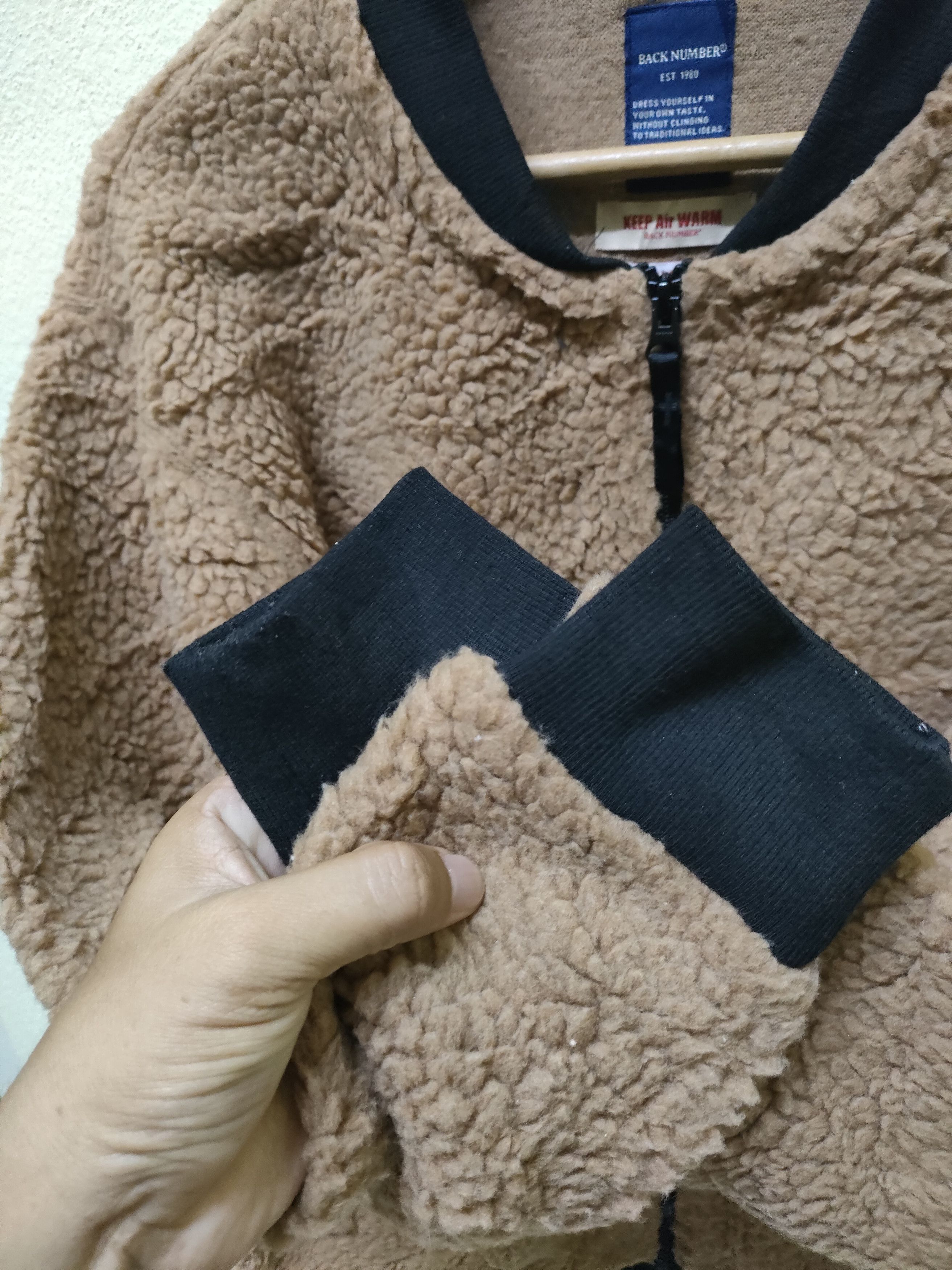 Japanese Brand Back Number Thermolite Sherpa Fleece Jacket Size US L / EU 52-54 / 3 - 4 Thumbnail