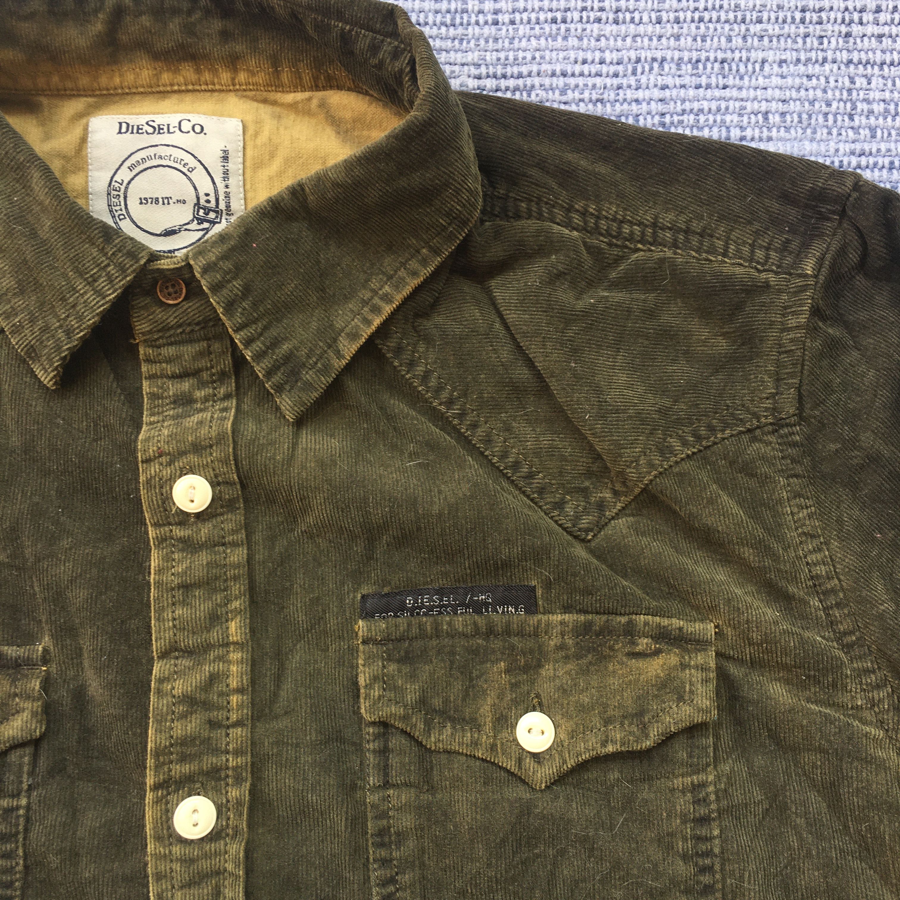 Diesel corduroy shirt Size US S / EU 44-46 / 1 - 3 Thumbnail