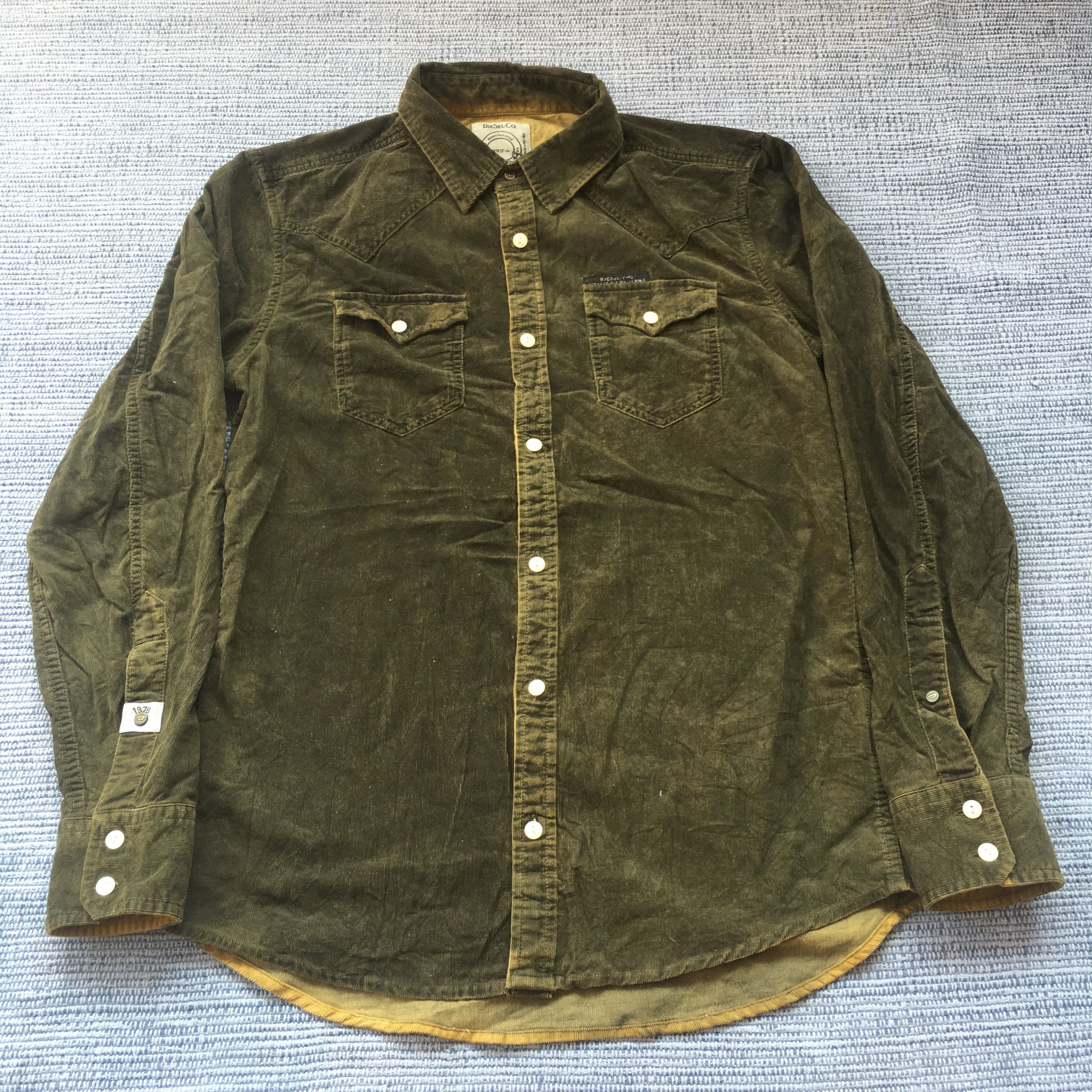 Diesel corduroy shirt Size US S / EU 44-46 / 1 - 1 Thumbnail