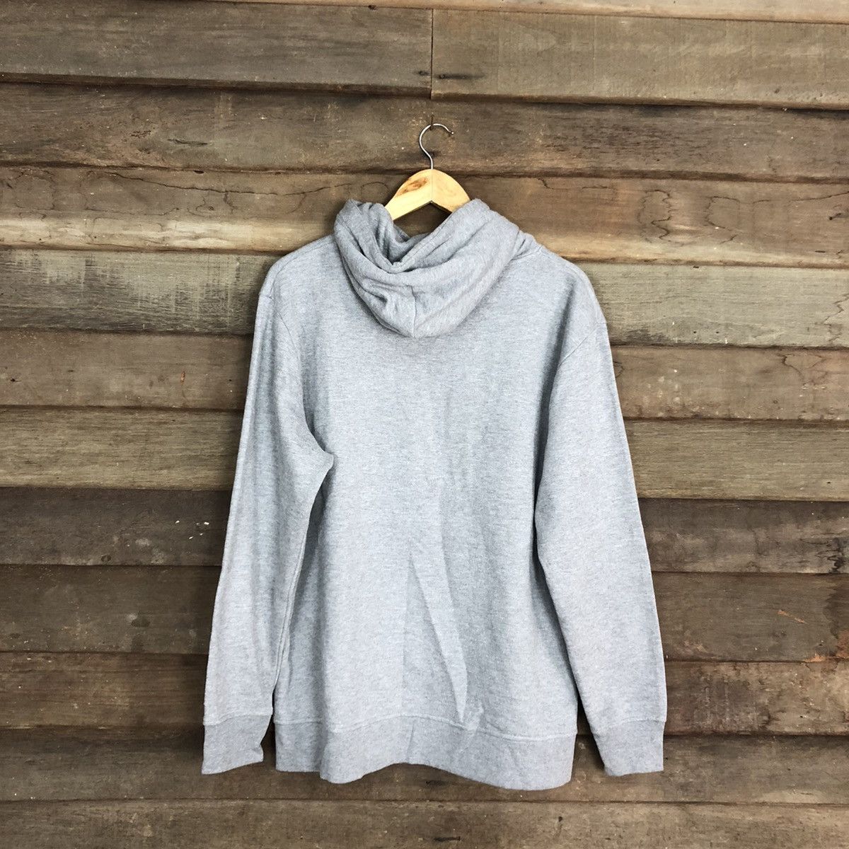 Vintage Us Boarder Grey Hoodies sweatshirt #051B Size US XL / EU 56 / 4 - 14 Thumbnail