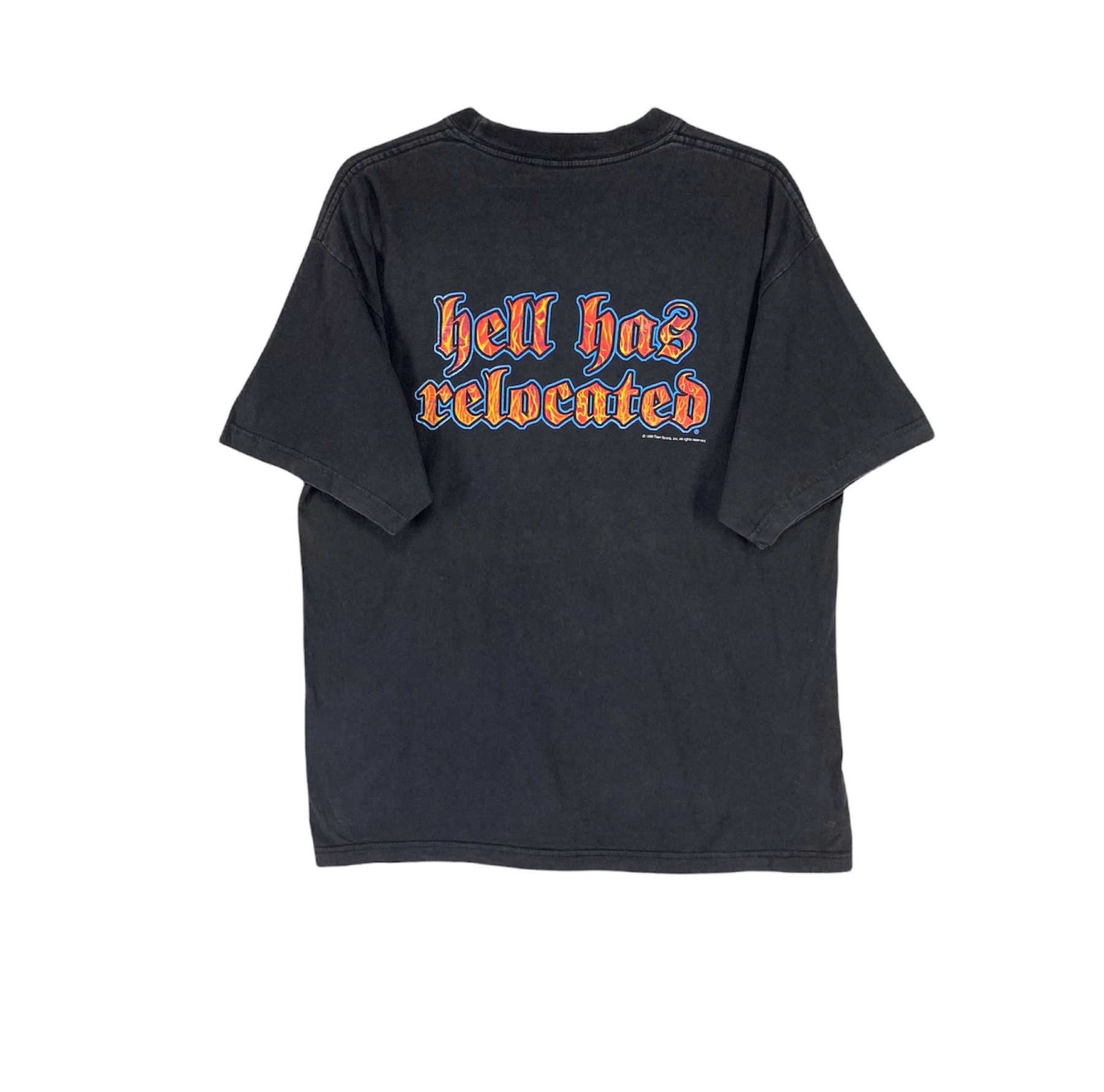 Vintage × WWF Undertaker dark priest hell has relocated vtg 90s tshirt Size US M / EU 48-50 / 2 - 2 Thumbnail