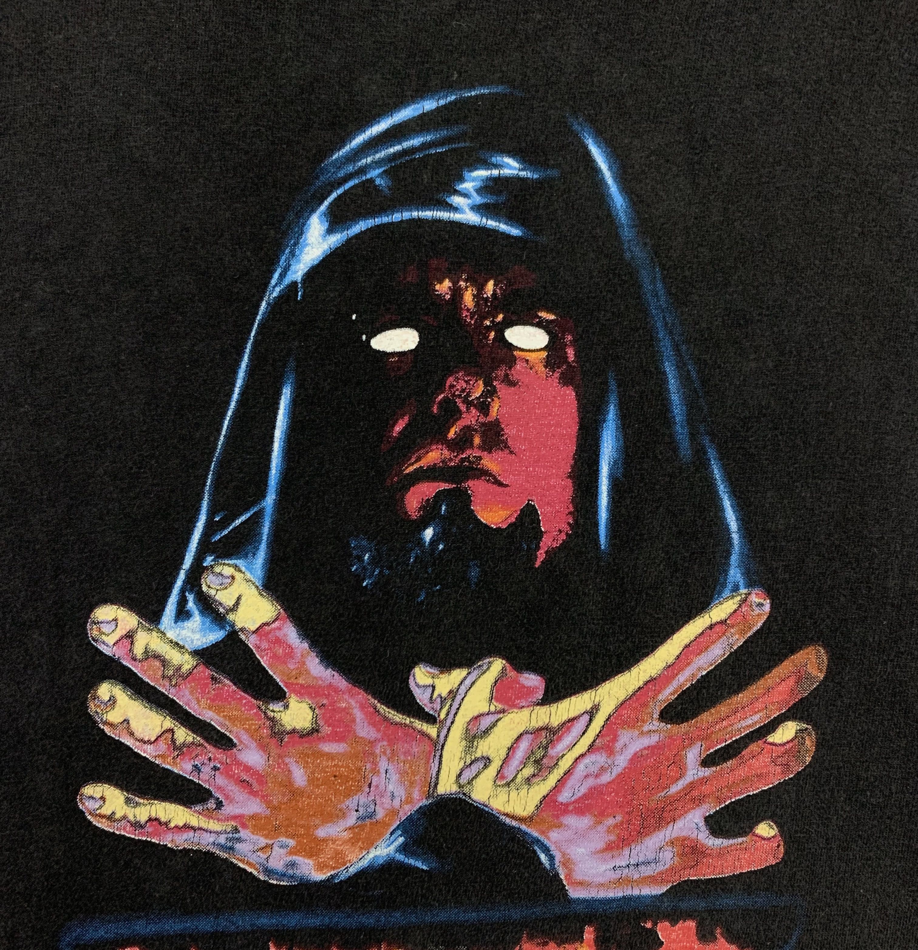 Vintage × WWF Undertaker dark priest hell has relocated vtg 90s tshirt Size US M / EU 48-50 / 2 - 5 Thumbnail