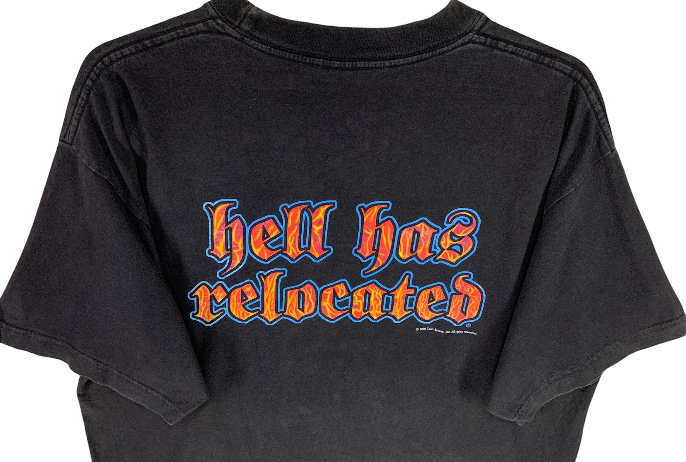 Vintage × WWF Undertaker dark priest hell has relocated vtg 90s tshirt Size US M / EU 48-50 / 2 - 6 Thumbnail
