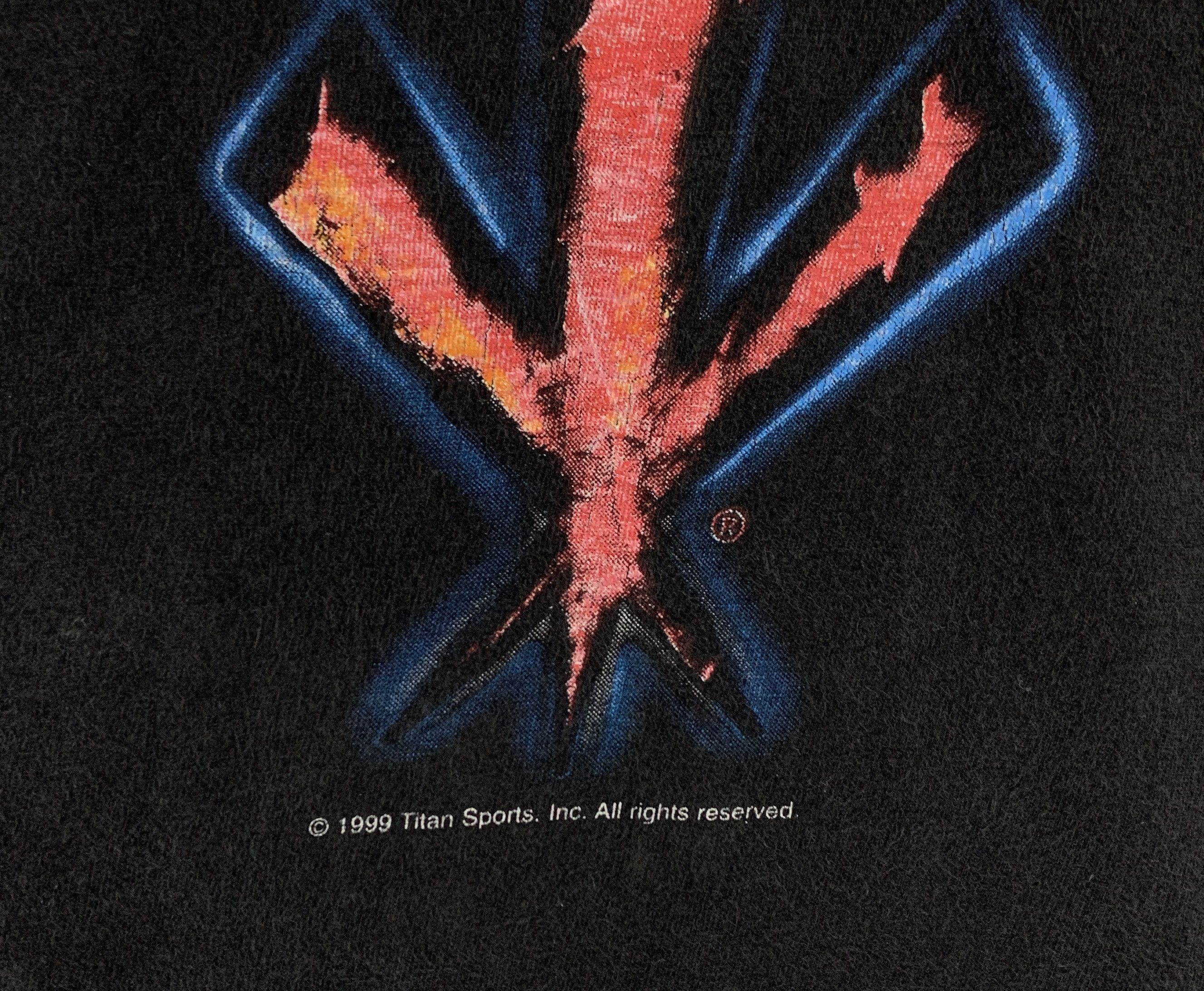 Vintage × WWF Undertaker dark priest hell has relocated vtg 90s tshirt Size US M / EU 48-50 / 2 - 7 Thumbnail