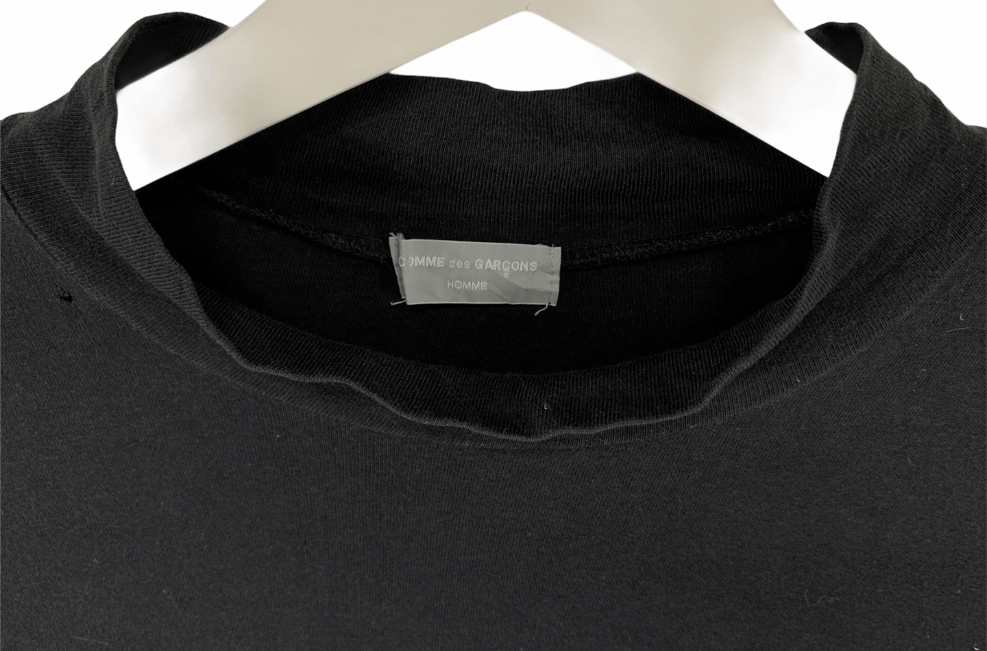 Comme des Garcons Homme × Comme des Garcons Homme Plus × Japanese Brand Comme des garcons homme black plain minimalist LS shirt Size US M / EU 48-50 / 2 - 5 Thumbnail