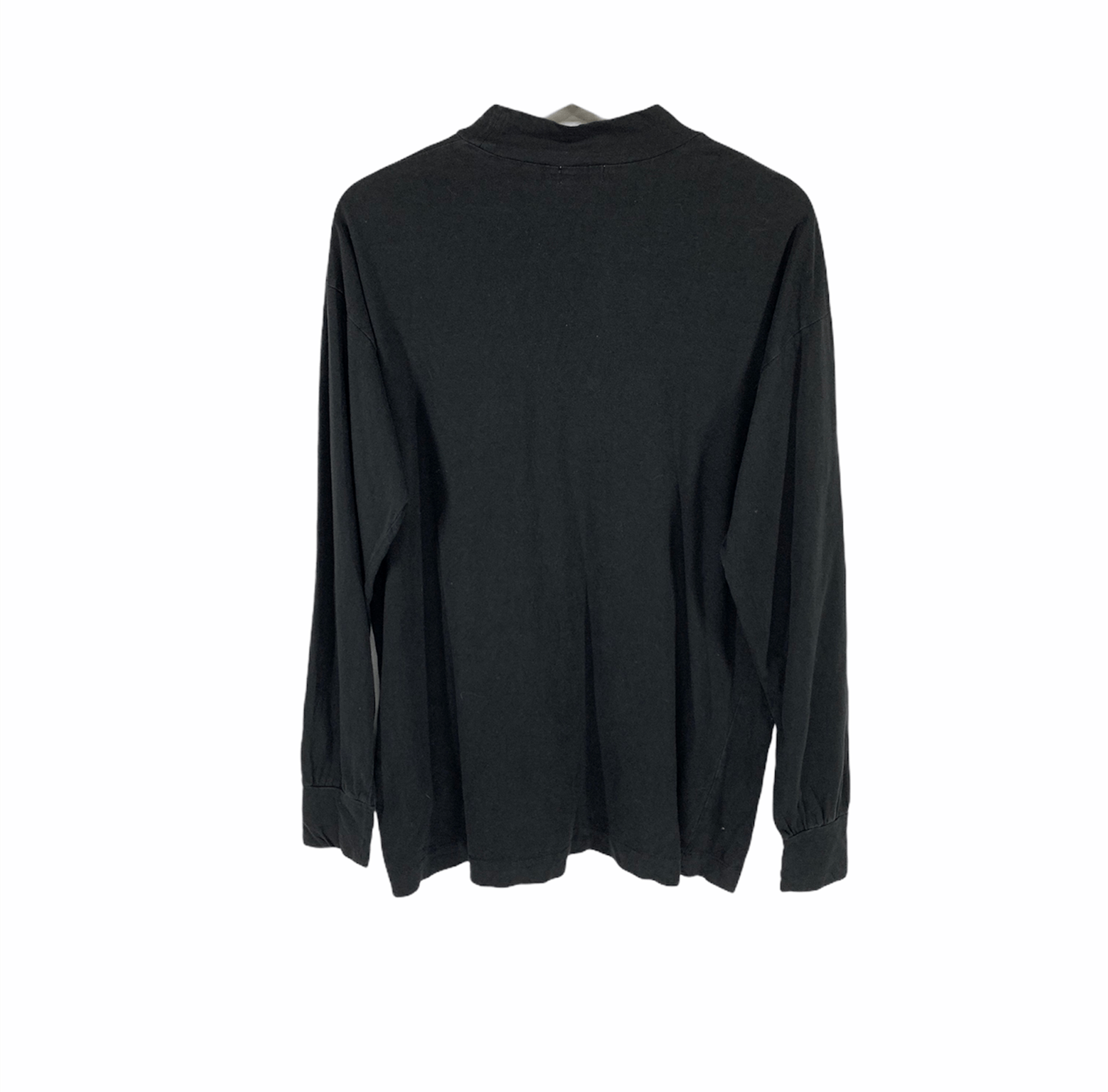 Comme des Garcons Homme × Comme des Garcons Homme Plus × Japanese Brand Comme des garcons homme black plain minimalist LS shirt Size US M / EU 48-50 / 2 - 2 Thumbnail