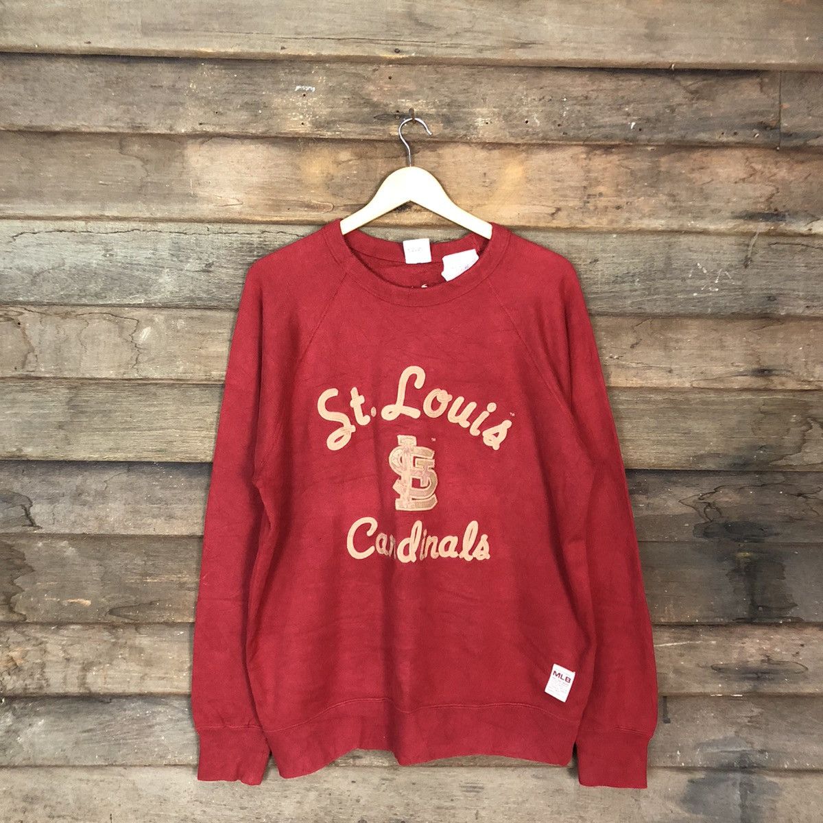 image of Mlb x Uniqlo Major League Baseball Red Sweatshirt 055B, Men's (Size Large)