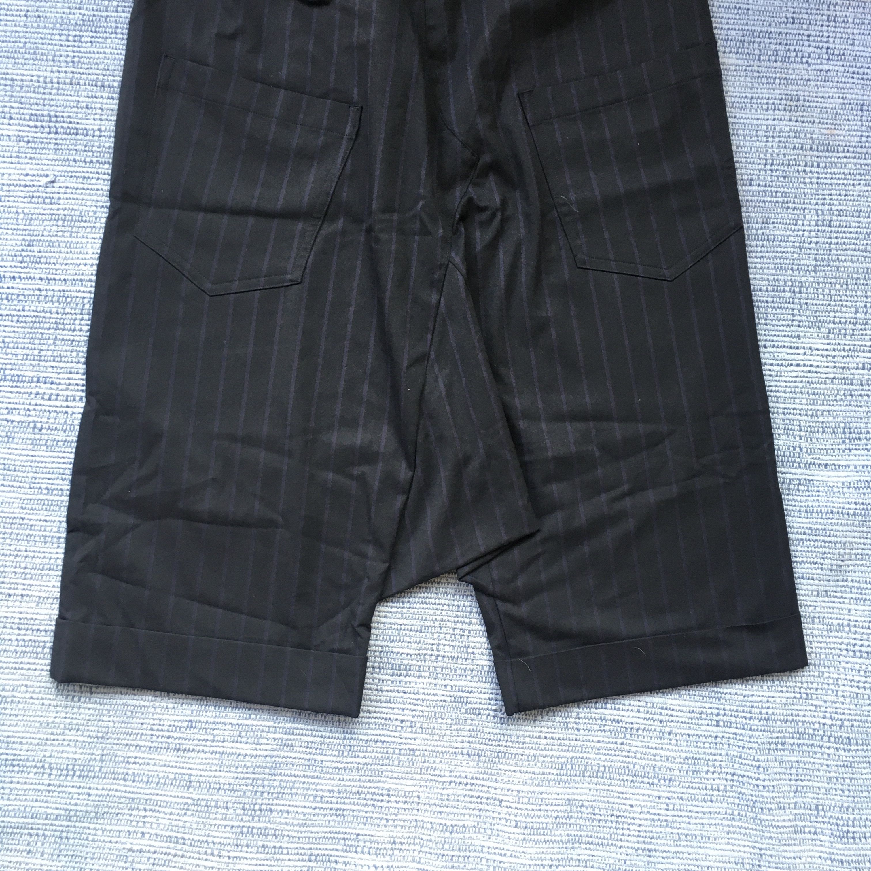 Japanese Brand navy stripe over-baggy pants Size US 30 / EU 46 - 6 Thumbnail