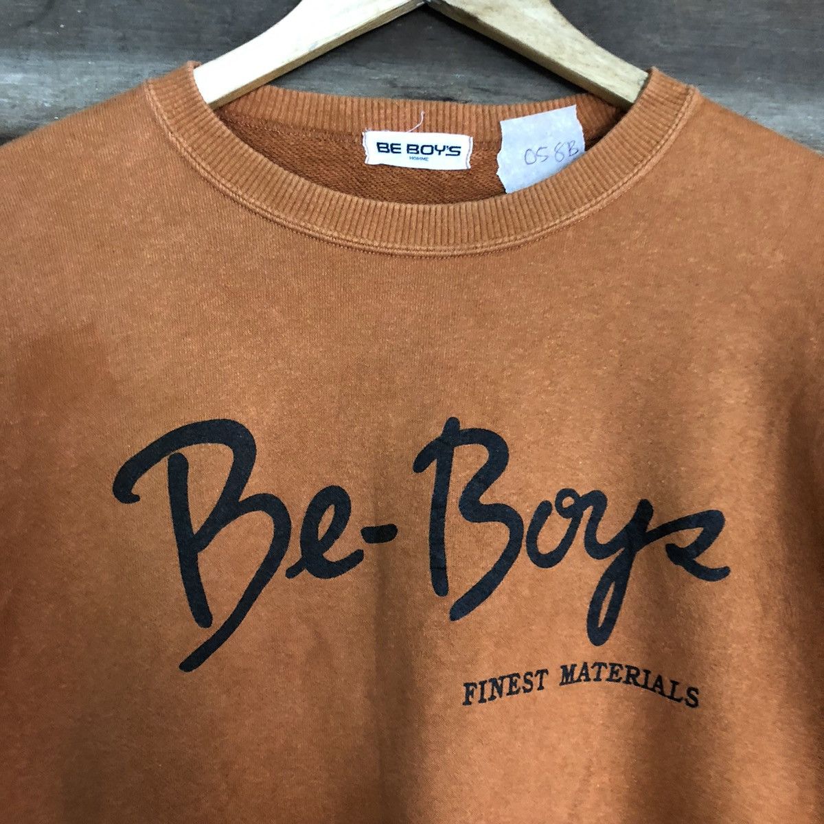 Japanese Brand Be Boys vintage japan Orange Sweatshirt #058B Size US L / EU 52-54 / 3 - 10 Thumbnail