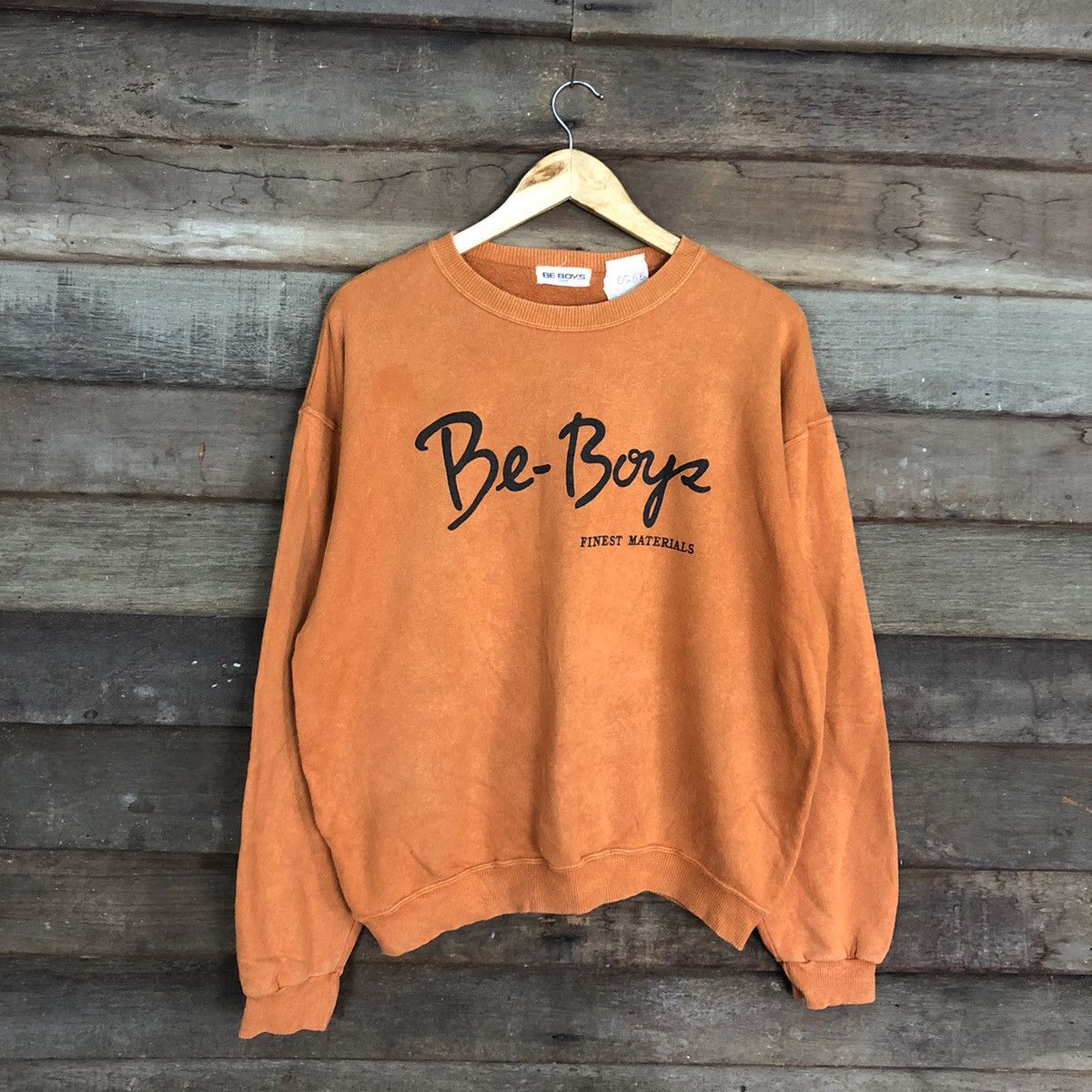 Japanese Brand Be Boys vintage japan Orange Sweatshirt #058B Size US L / EU 52-54 / 3 - 3 Thumbnail