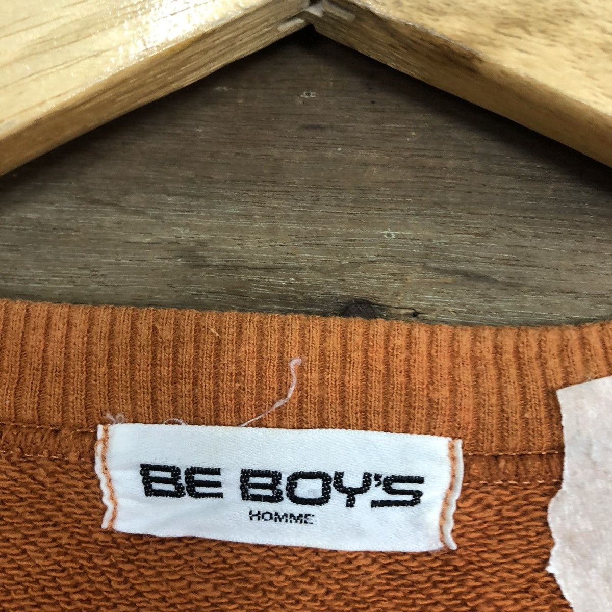 Japanese Brand Be Boys vintage japan Orange Sweatshirt #058B Size US L / EU 52-54 / 3 - 12 Thumbnail