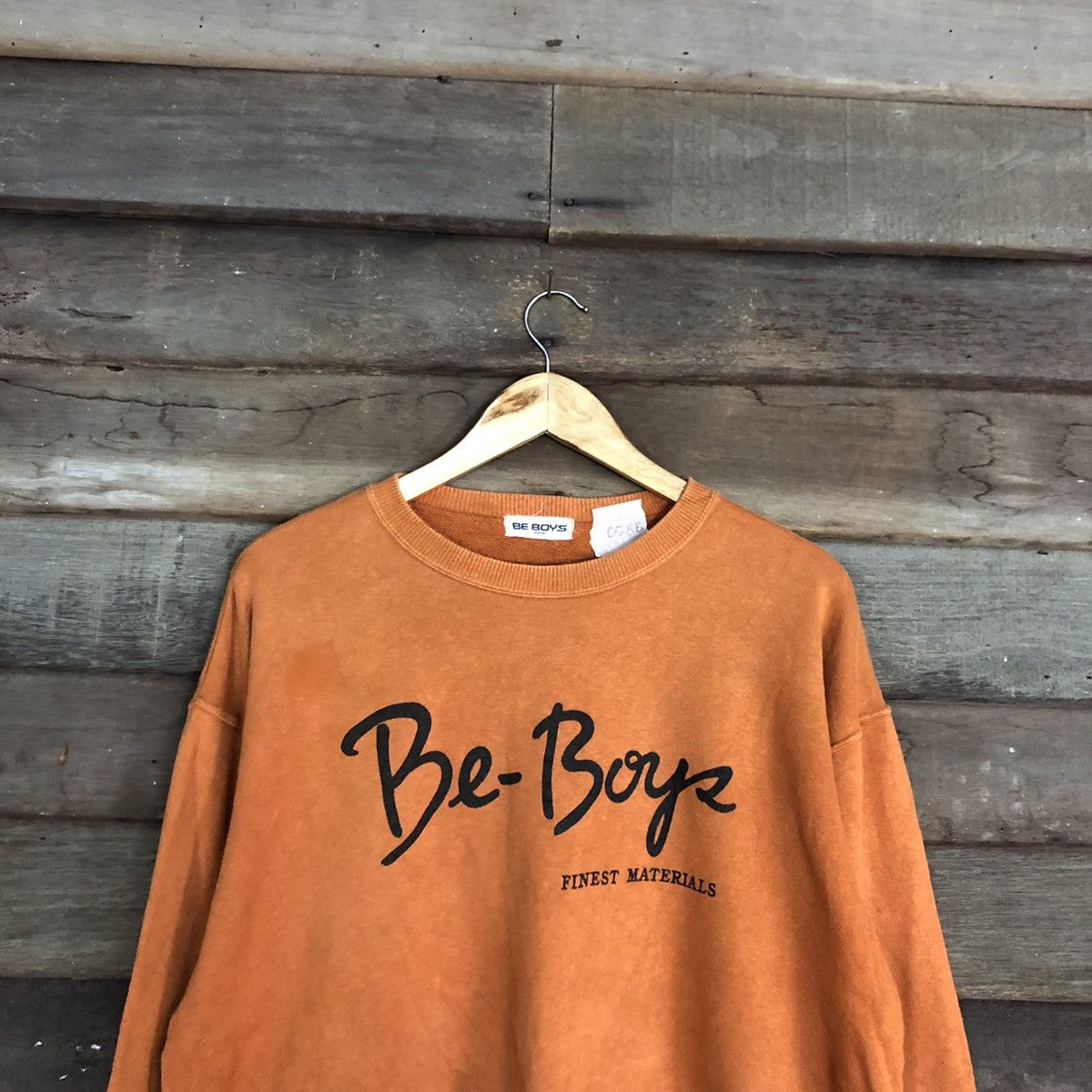 Japanese Brand Be Boys vintage japan Orange Sweatshirt #058B Size US L / EU 52-54 / 3 - 9 Thumbnail