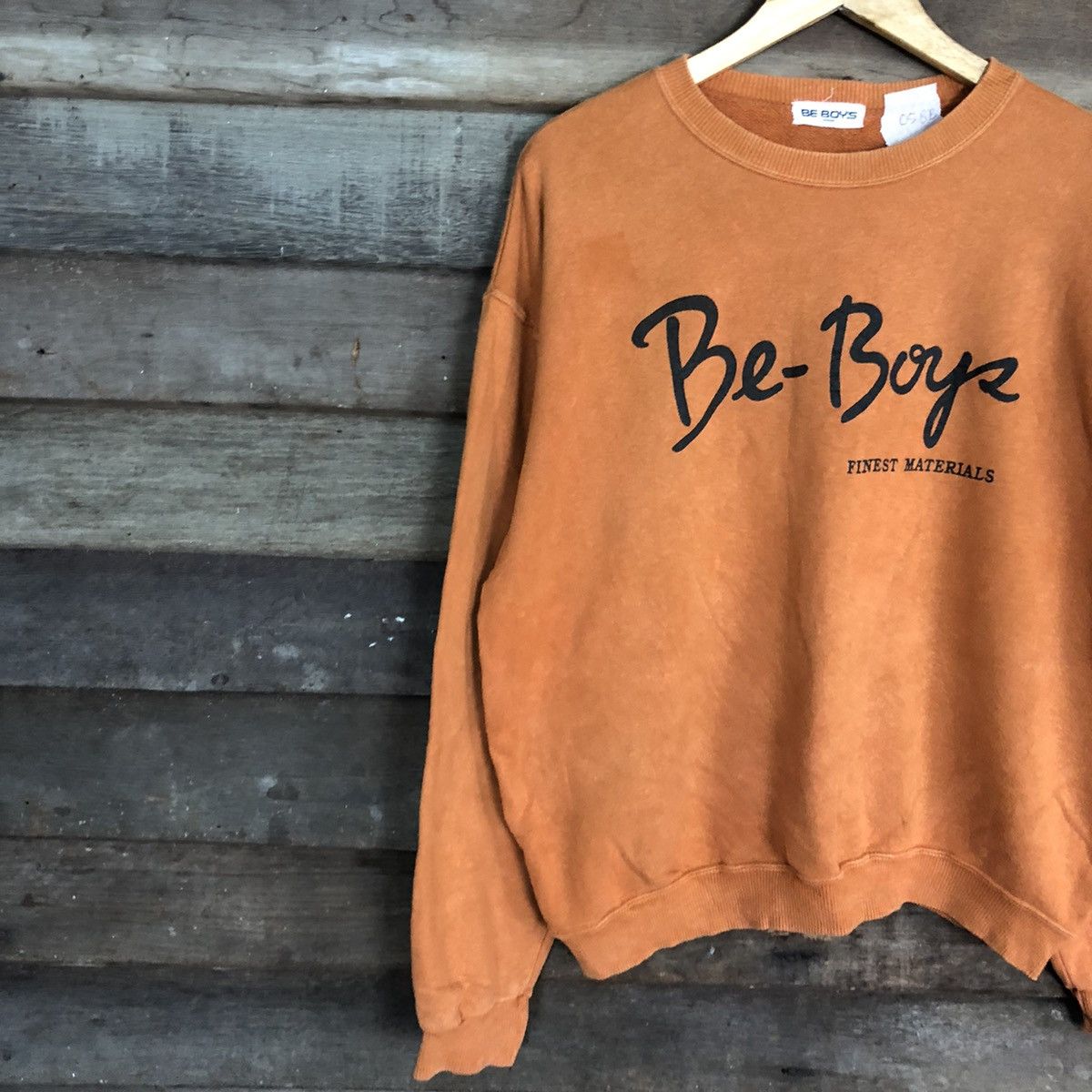 Japanese Brand Be Boys vintage japan Orange Sweatshirt #058B Size US L / EU 52-54 / 3 - 7 Thumbnail