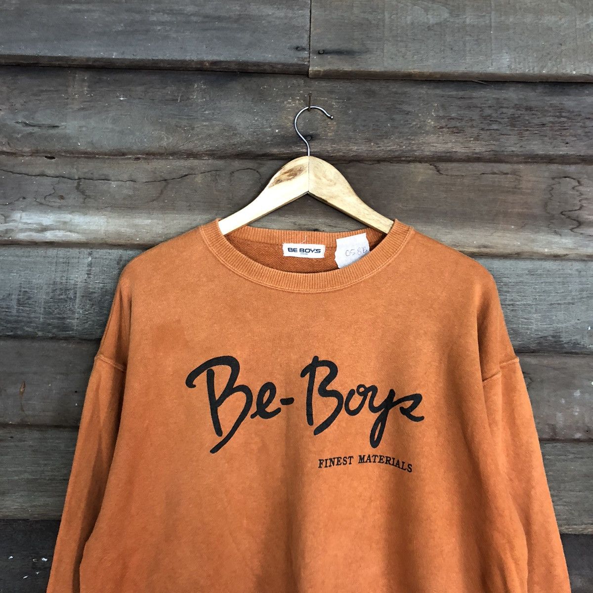 Japanese Brand Be Boys vintage japan Orange Sweatshirt #058B Size US L / EU 52-54 / 3 - 2 Thumbnail