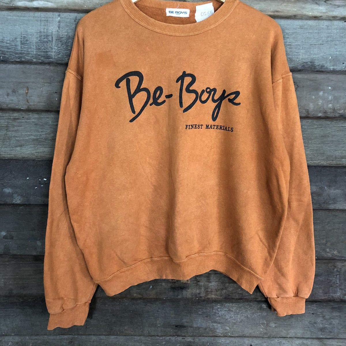 Japanese Brand Be Boys vintage japan Orange Sweatshirt #058B Size US L / EU 52-54 / 3 - 8 Thumbnail
