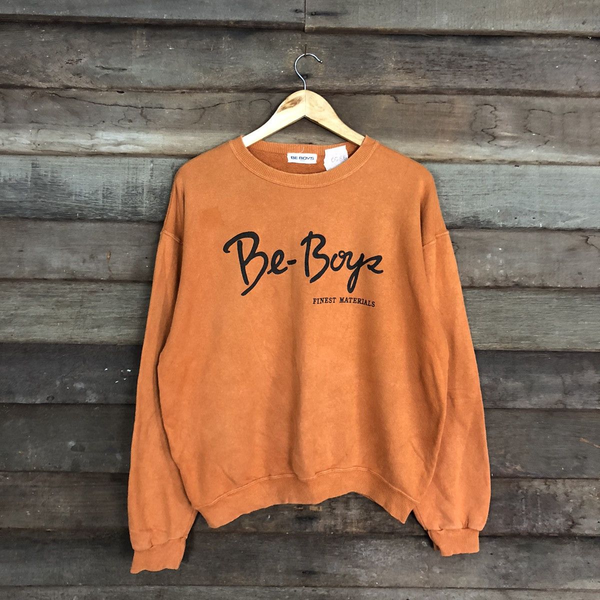 Japanese Brand Be Boys vintage japan Orange Sweatshirt #058B Size US L / EU 52-54 / 3 - 1 Thumbnail