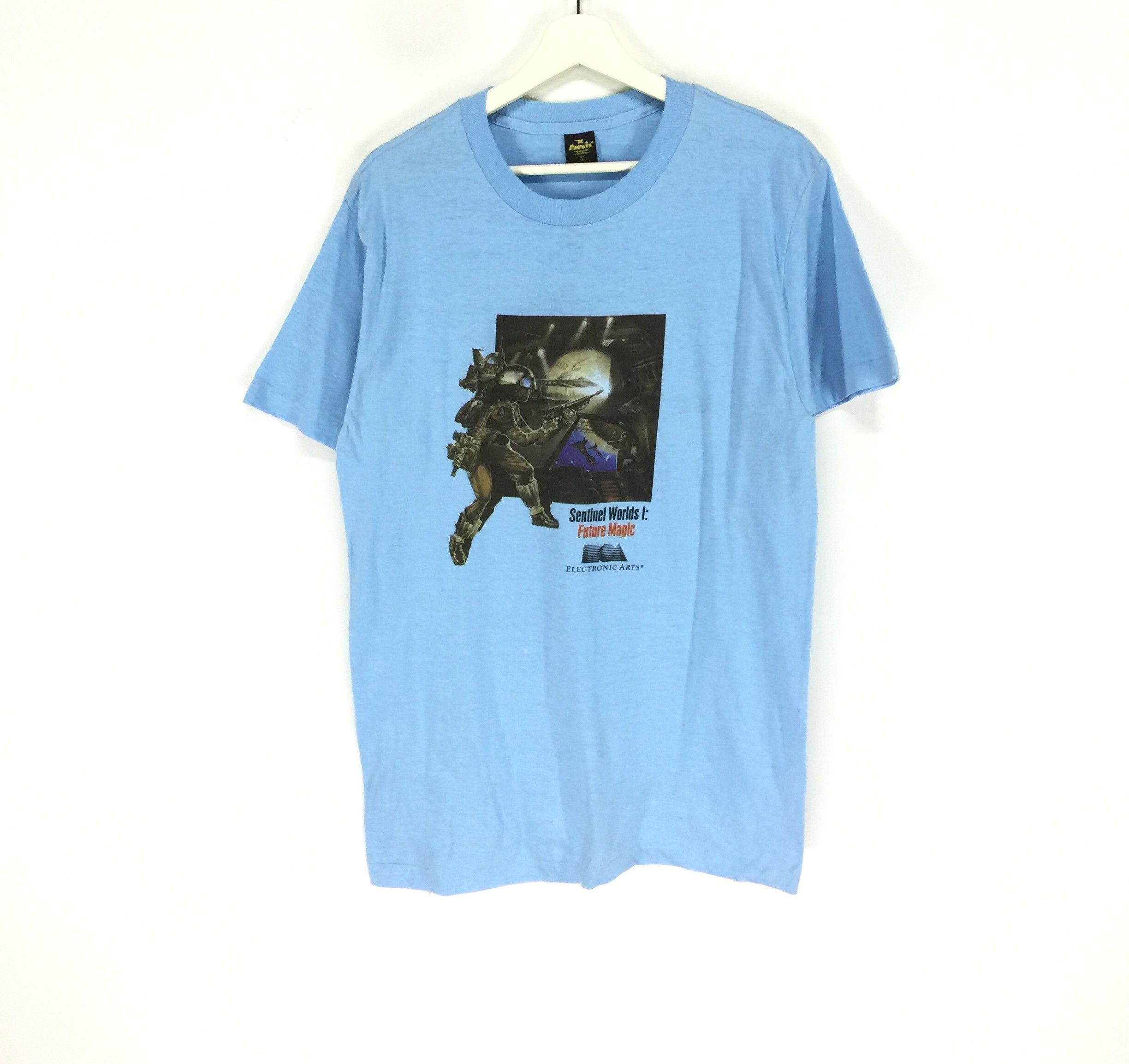 Sentinel worlds 1 electronic arts video game vtg 80s shirt