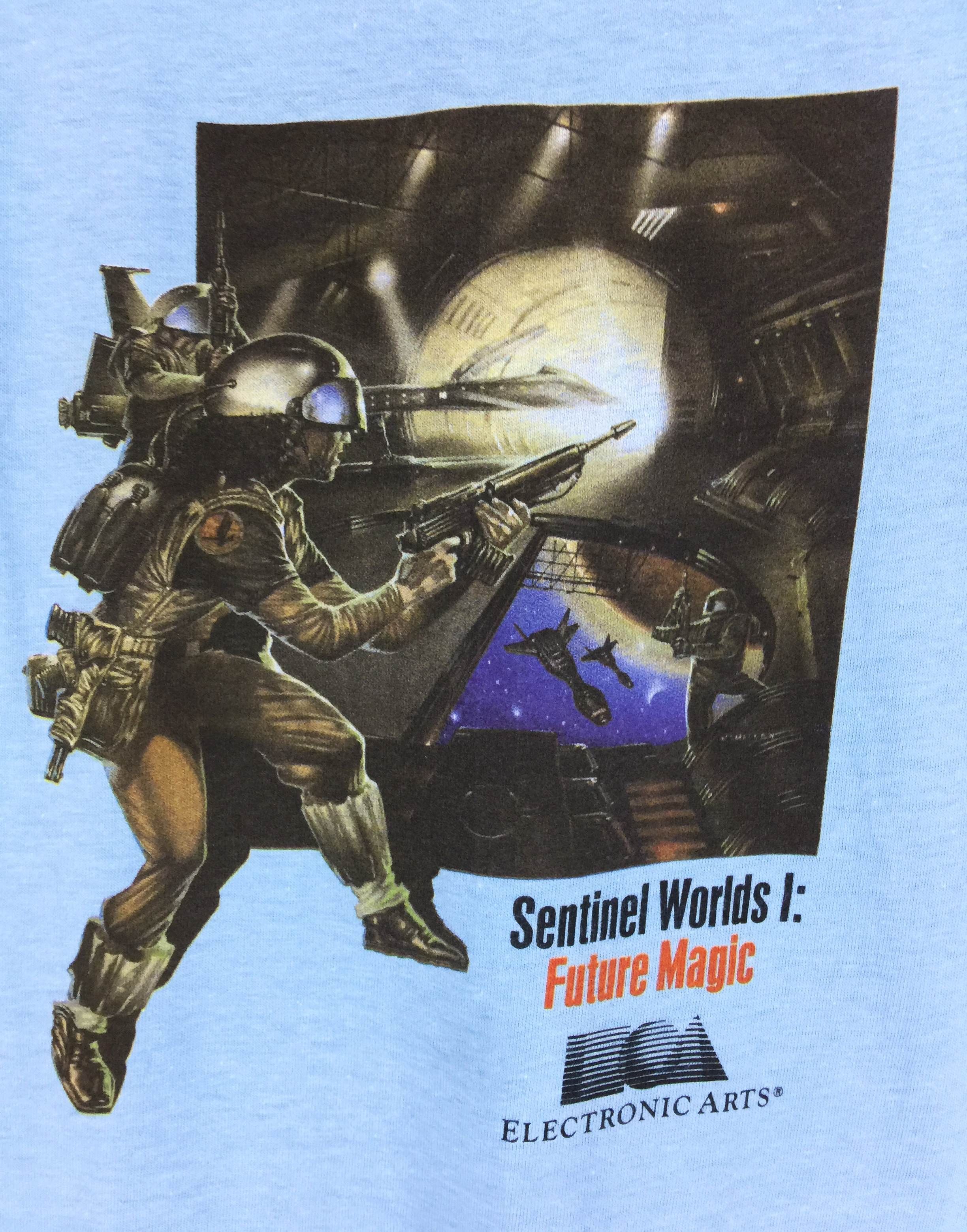 Playstation × Vintage Sentinel worlds 1 electronic arts video game vtg 80s shirt Size US M / EU 48-50 / 2 - 3 Thumbnail