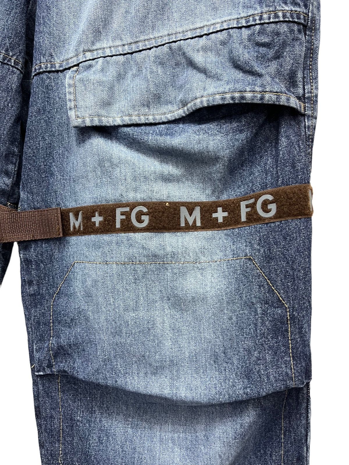 Marithe + Francois Girbaud 🔥MARITHE GIRBAUD Baggy Multipocket Bondage Velcro Strap Size US 35 - 7 Thumbnail