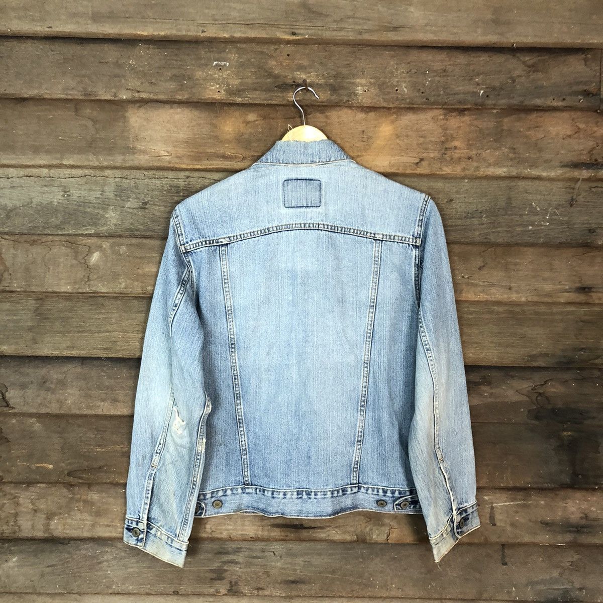 Levi's DL Levi's vintage faded Blue Denim Jackets #W572 Size M / US 6-8 / IT 42-44 - 16 Thumbnail