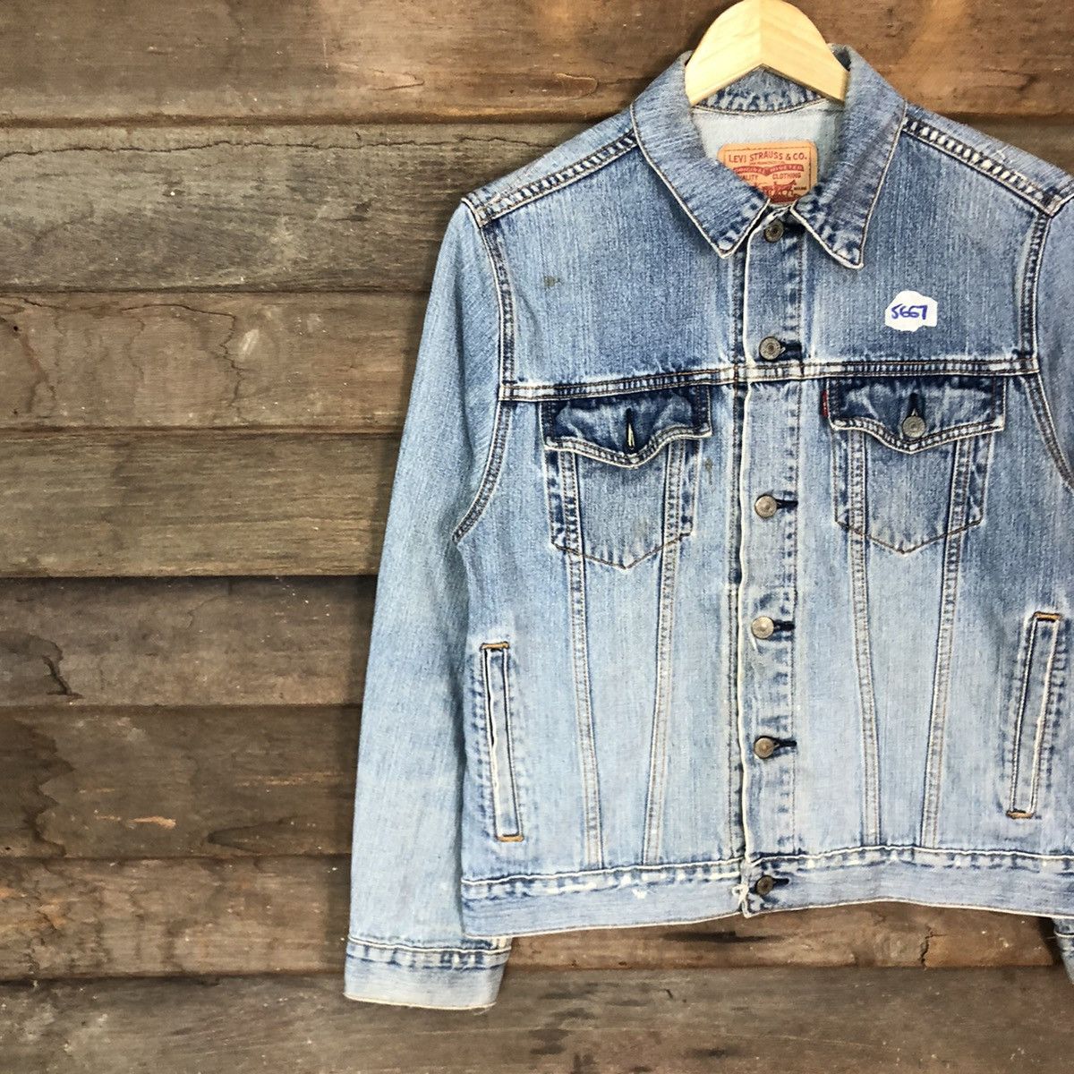 Levi's DL Levi's vintage faded Blue Denim Jackets #W572 Size M / US 6-8 / IT 42-44 - 7 Thumbnail