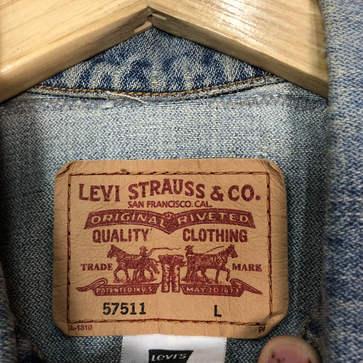 Levi's DL Levi's vintage faded Blue Denim Jackets #W572 Size M / US 6-8 / IT 42-44 - 11 Thumbnail