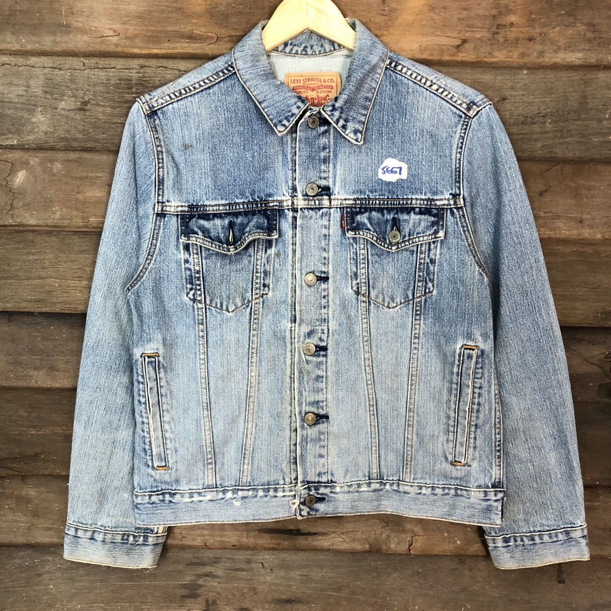 Levi's DL Levi's vintage faded Blue Denim Jackets #W572 Size M / US 6-8 / IT 42-44 - 8 Thumbnail