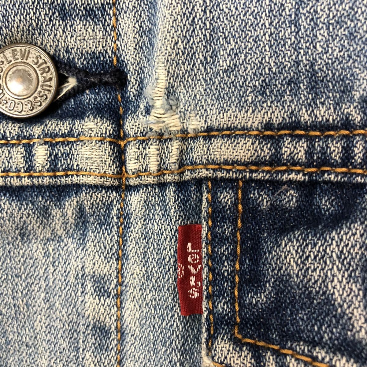 Levi's DL Levi's vintage faded Blue Denim Jackets #W572 Size M / US 6-8 / IT 42-44 - 14 Thumbnail