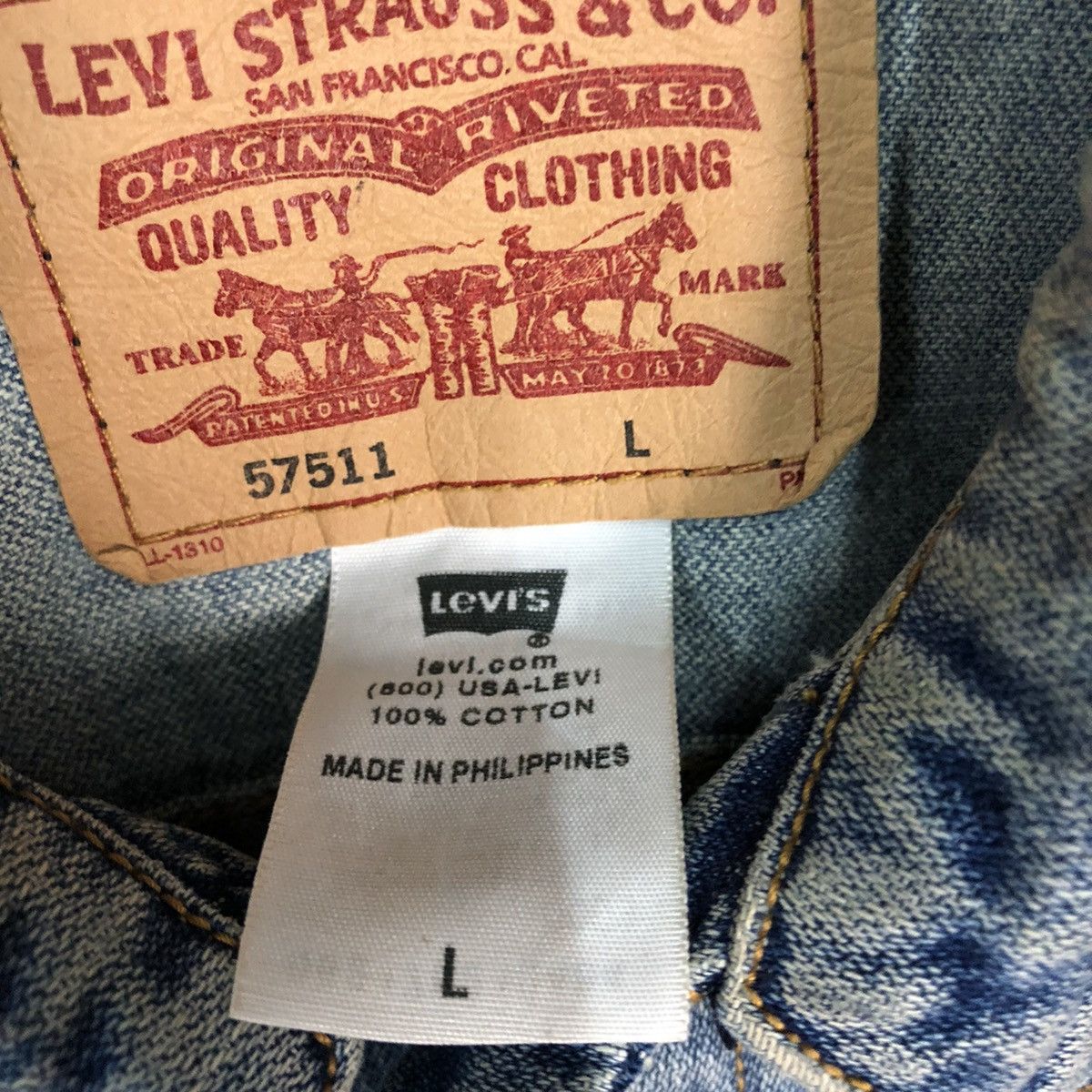 Levi's DL Levi's vintage faded Blue Denim Jackets #W572 Size M / US 6-8 / IT 42-44 - 12 Thumbnail