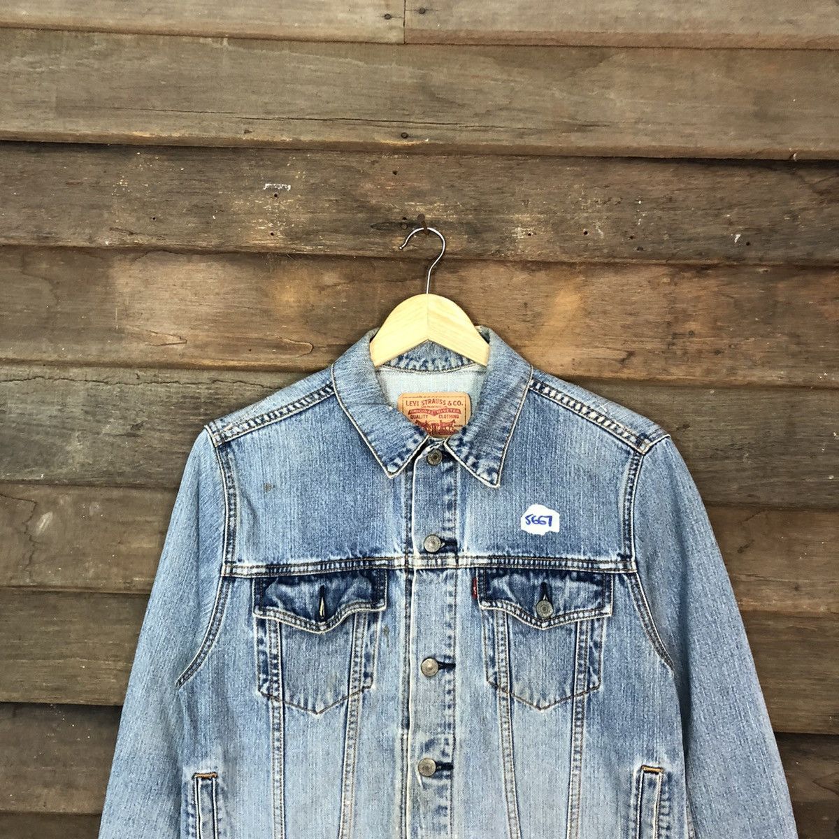Levi's DL Levi's vintage faded Blue Denim Jackets #W572 Size M / US 6-8 / IT 42-44 - 2 Thumbnail