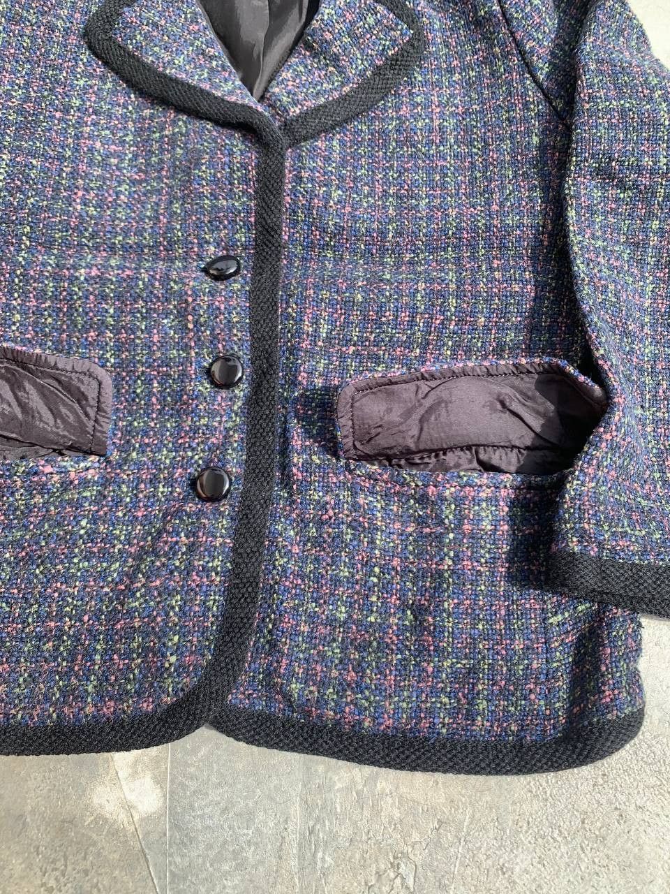 Yves Saint Laurent Vintage YSL Saint Laurent Knitted Wool Blend Jacket Size S / US 4 / IT 40 - 6 Thumbnail