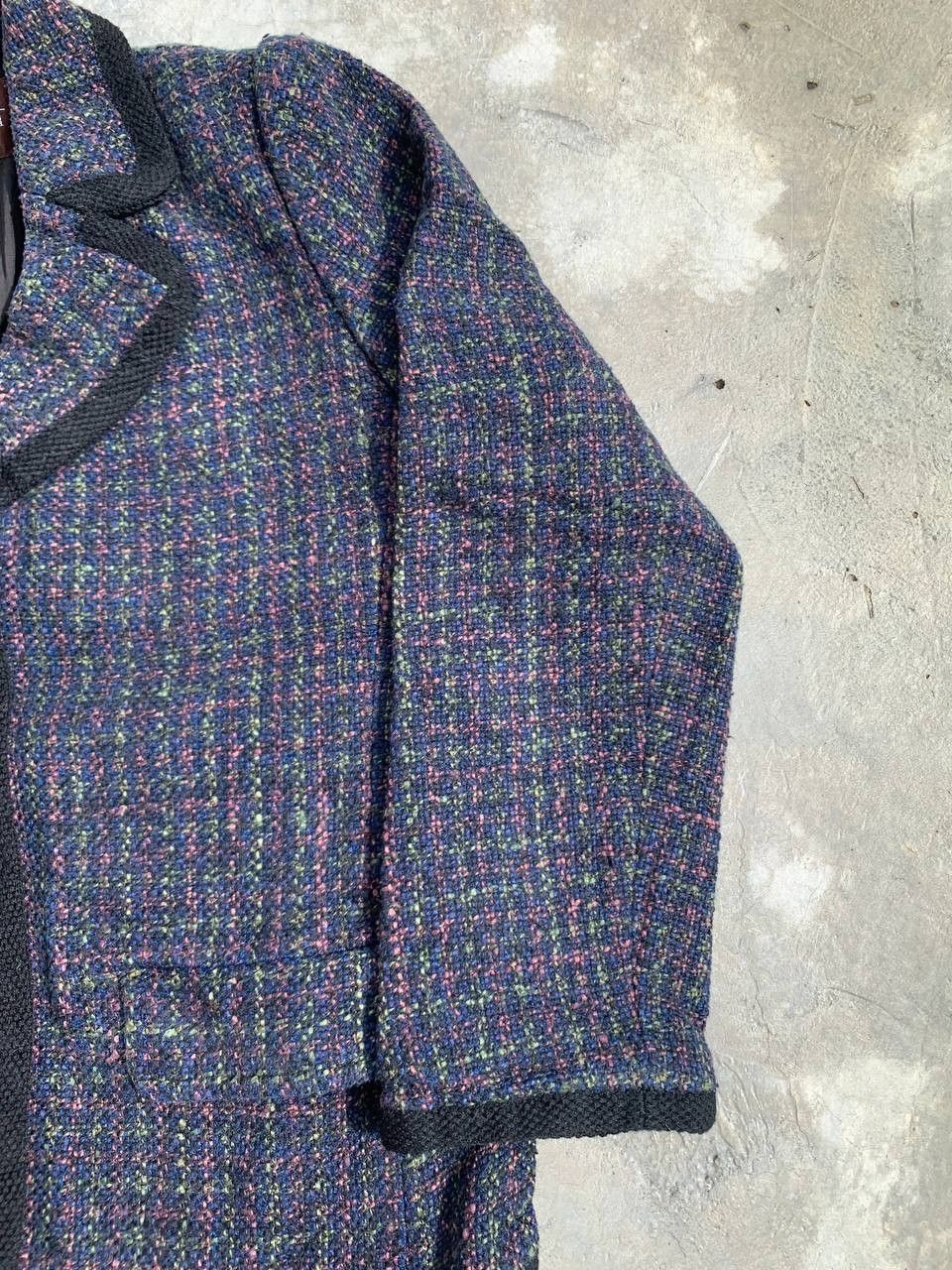 Yves Saint Laurent Vintage YSL Saint Laurent Knitted Wool Blend Jacket Size S / US 4 / IT 40 - 3 Thumbnail
