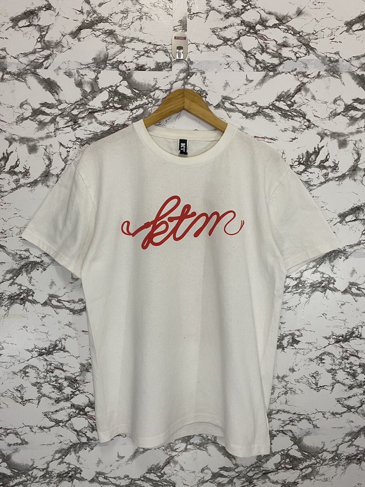 Vintage KTM Sexy Lady Big Print T-Shirt Size US M / EU 48-50 / 2 - 2 Thumbnail